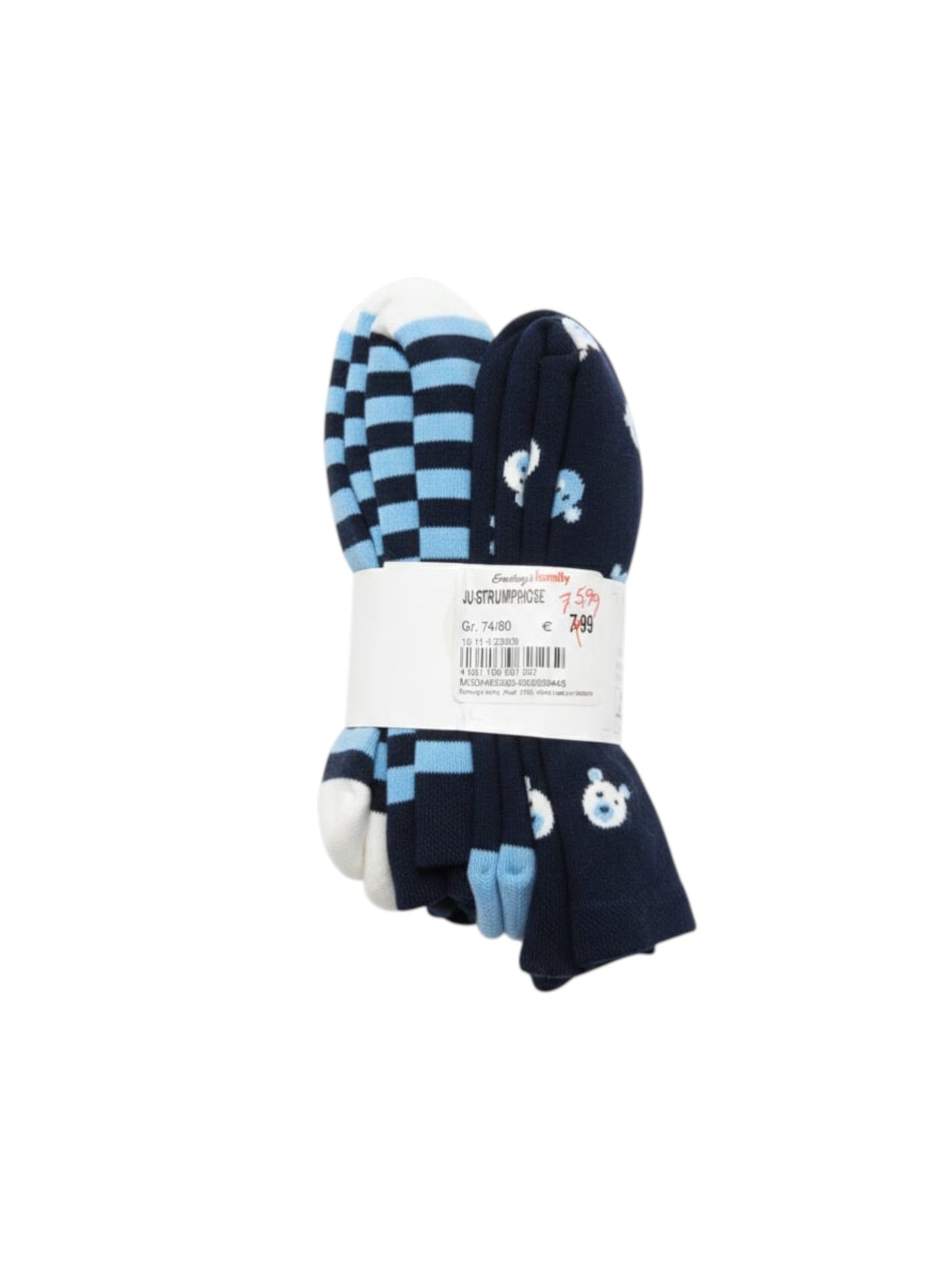 Kids Boy's Printed Tights Set 2Pieces,Navy