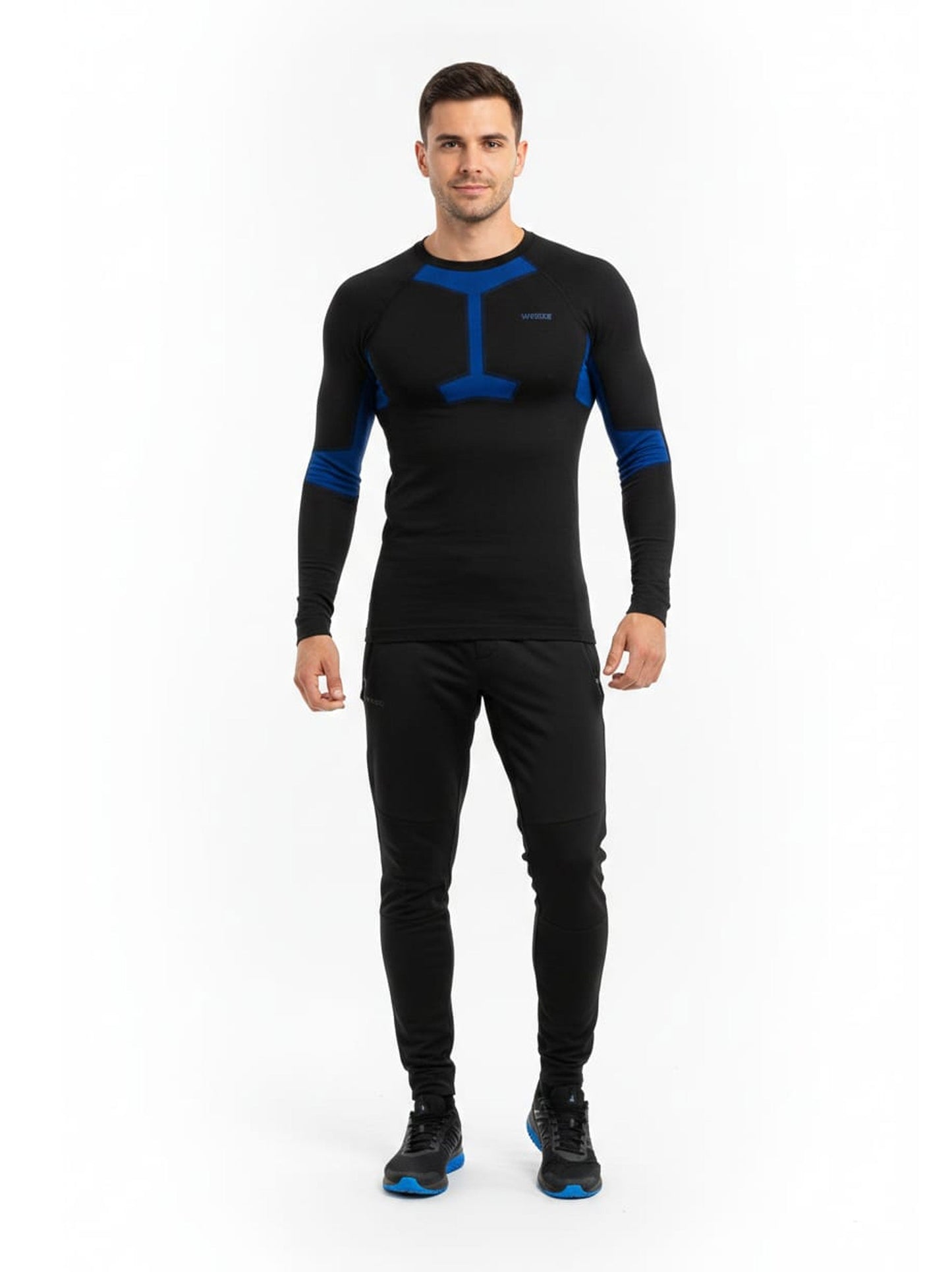 Men's Textured Sport Top,Black