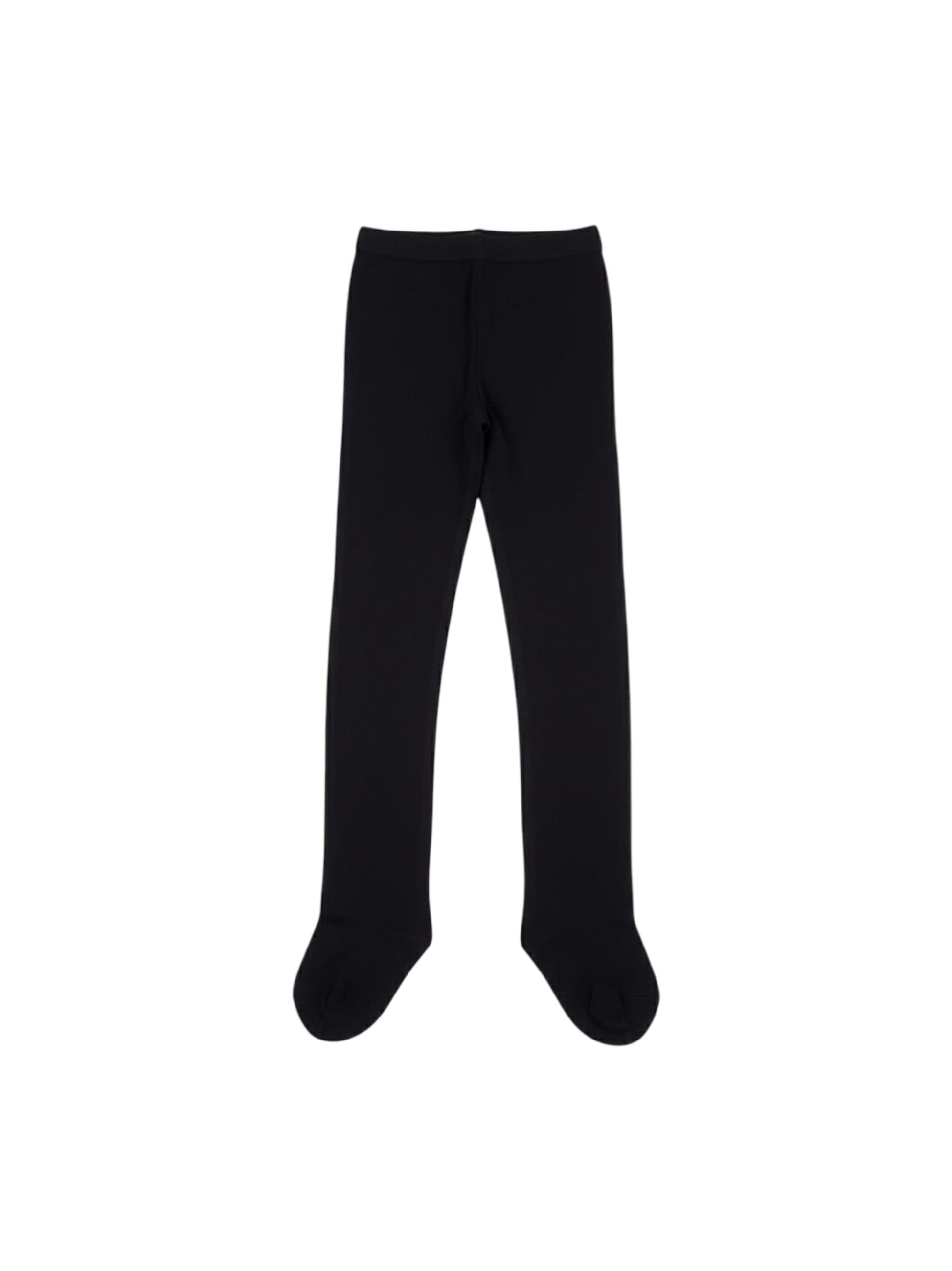 Kids Girl's Plain Solid Tights,Black