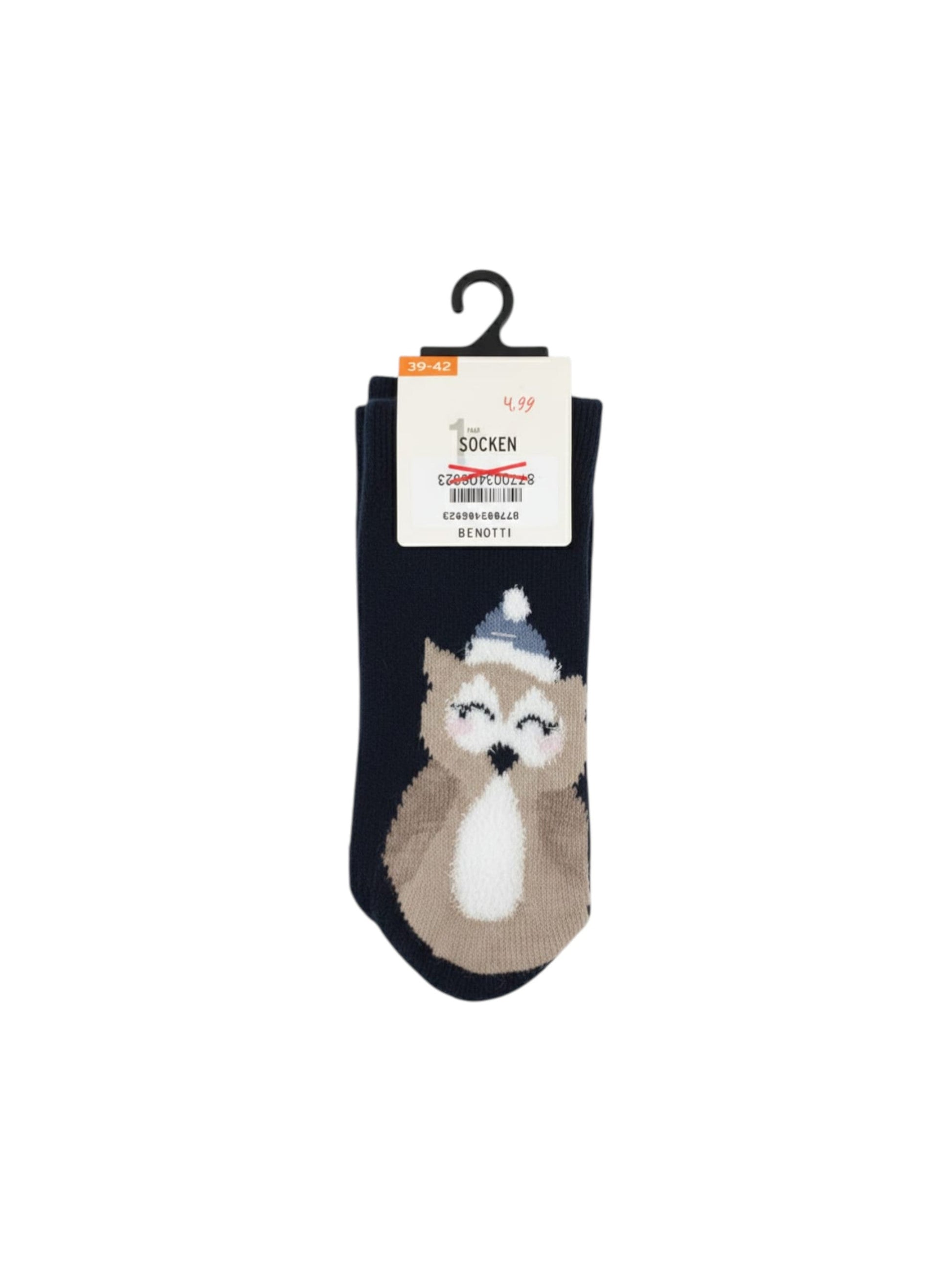 Women's Knitted Socks,Navy