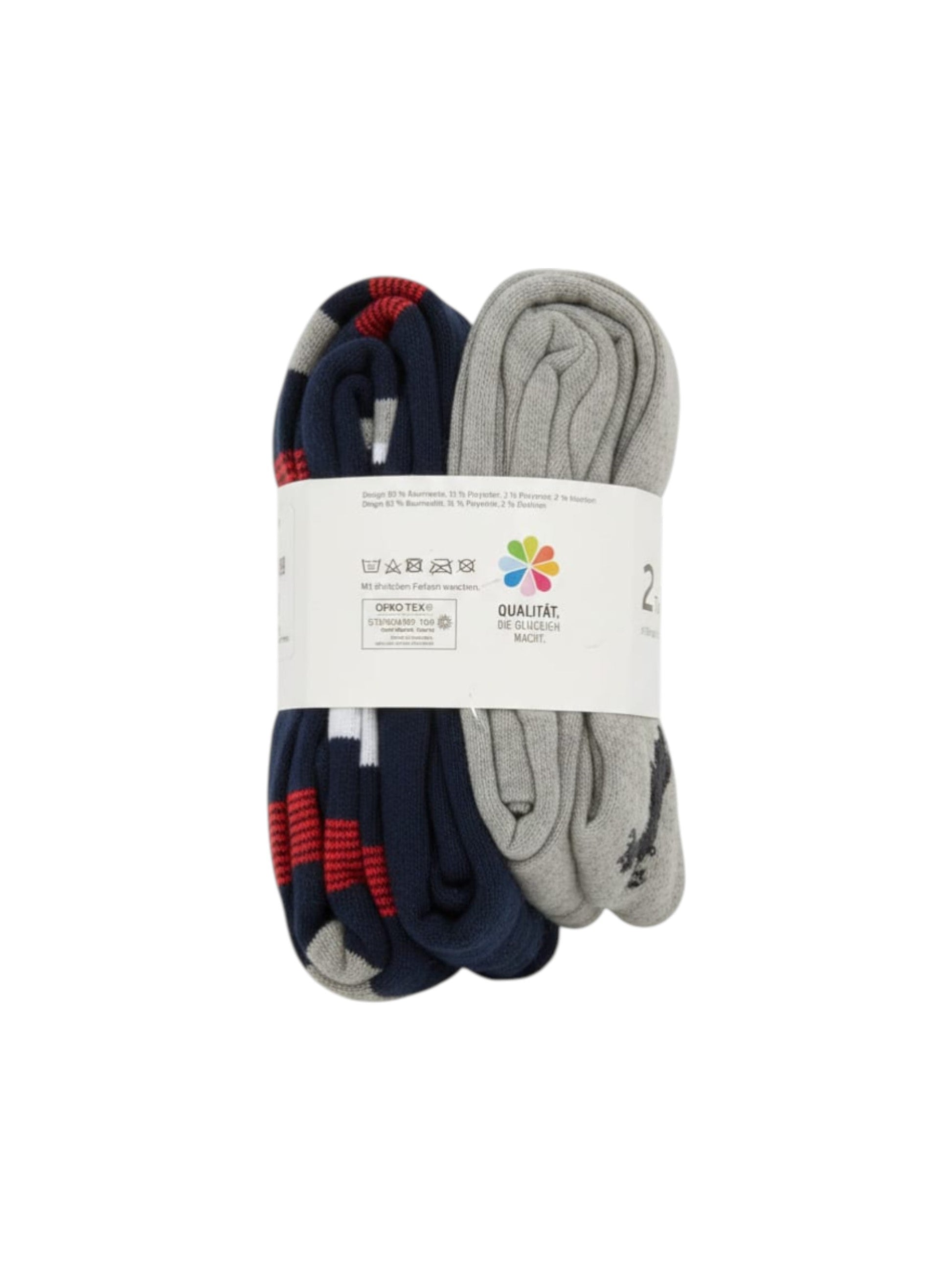 Kids Boy's knitted Tights Set 2Pieces,Navy/Grey