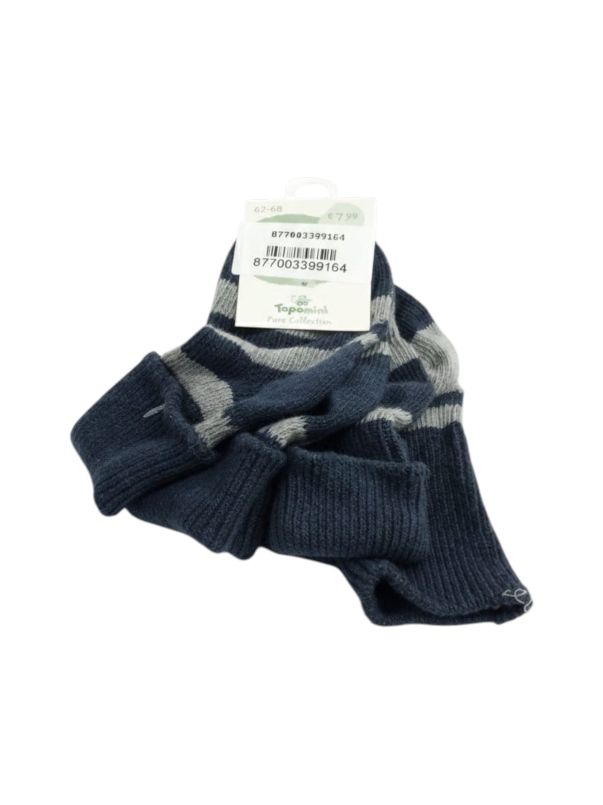 Kids Boy's Striped Socks Set  3pieces,Blue/Grey