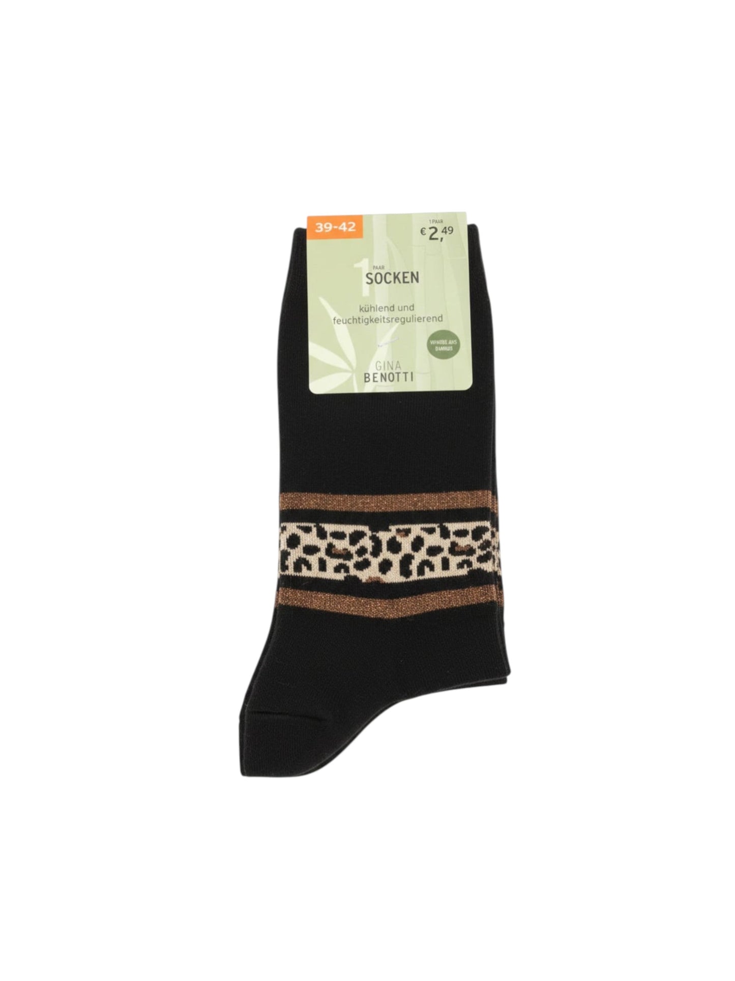 Women's Striped Socks,Black