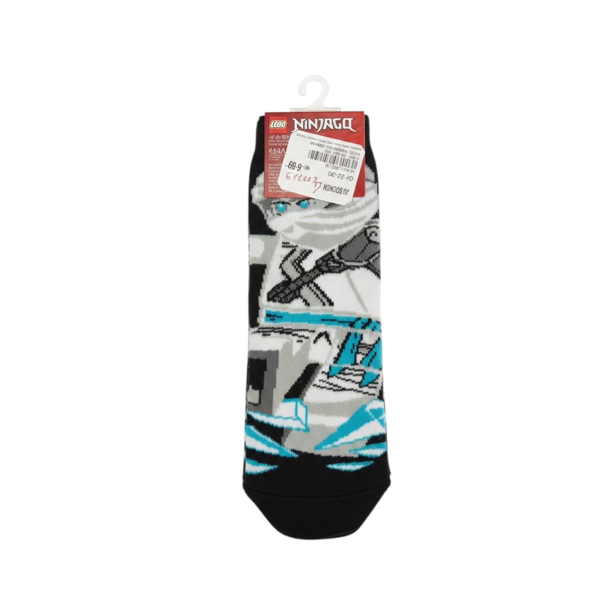 Kids Boy's Printed Socks Set  2Pieces,Black