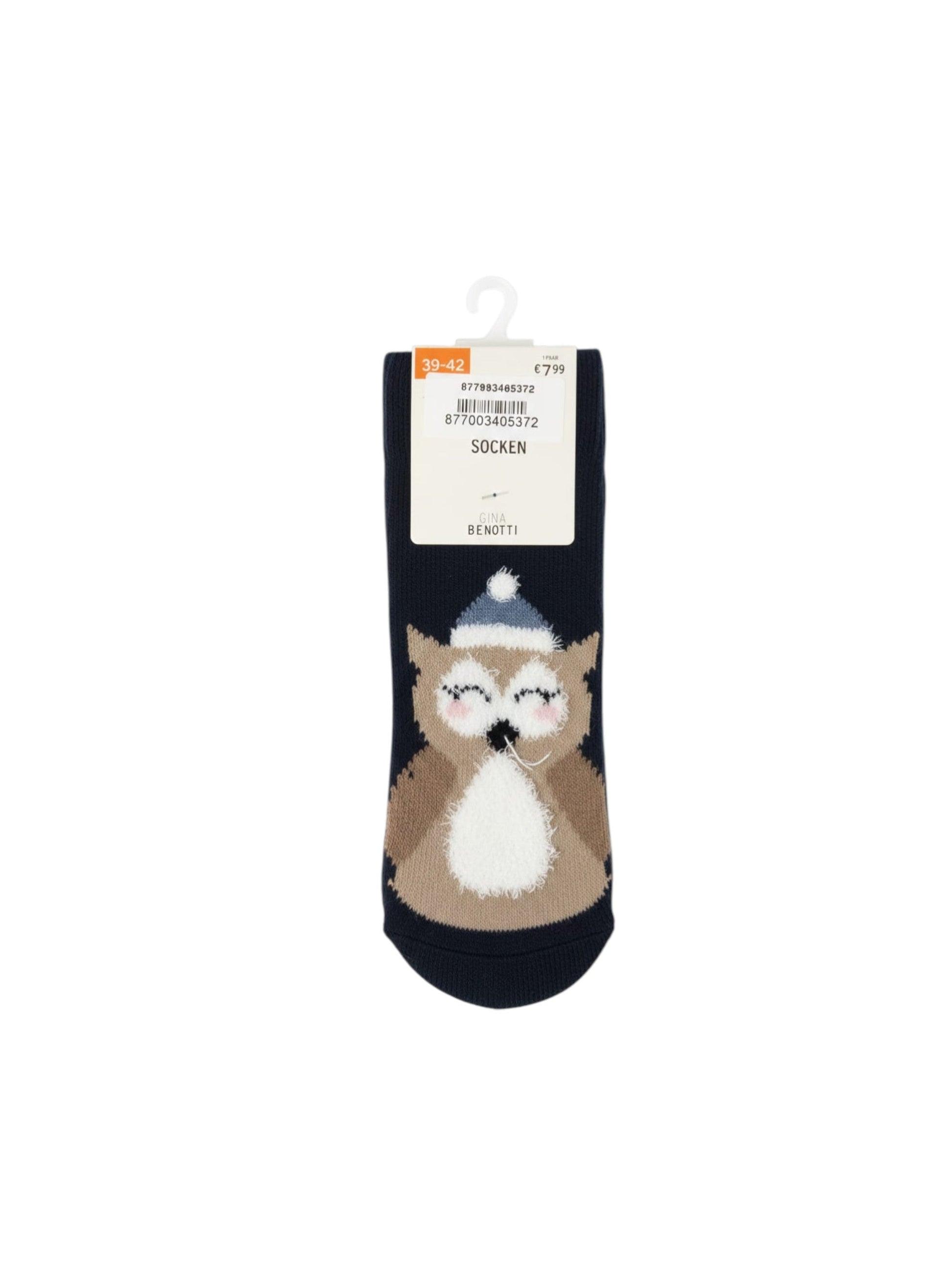 Women's Knitted Socks,Navy