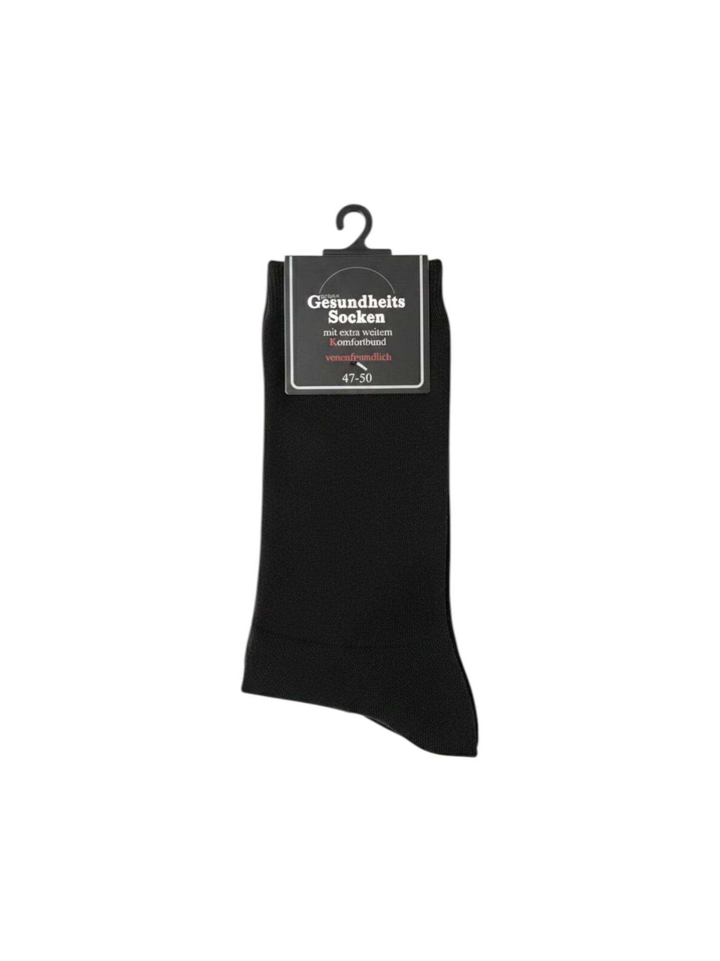 Men's Plain Solid Socks,Black