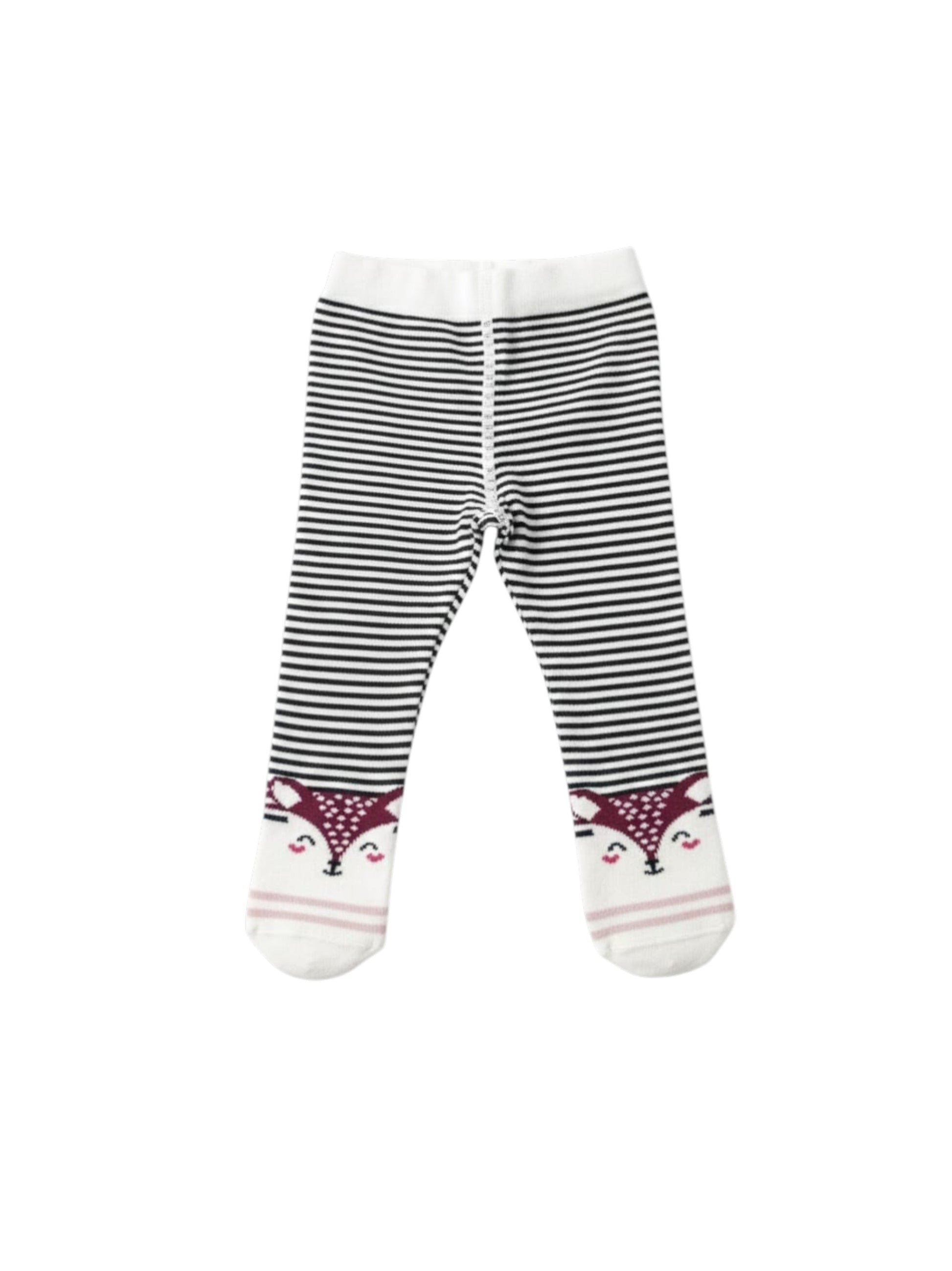 Kids Girl's Striped Tights,Navy