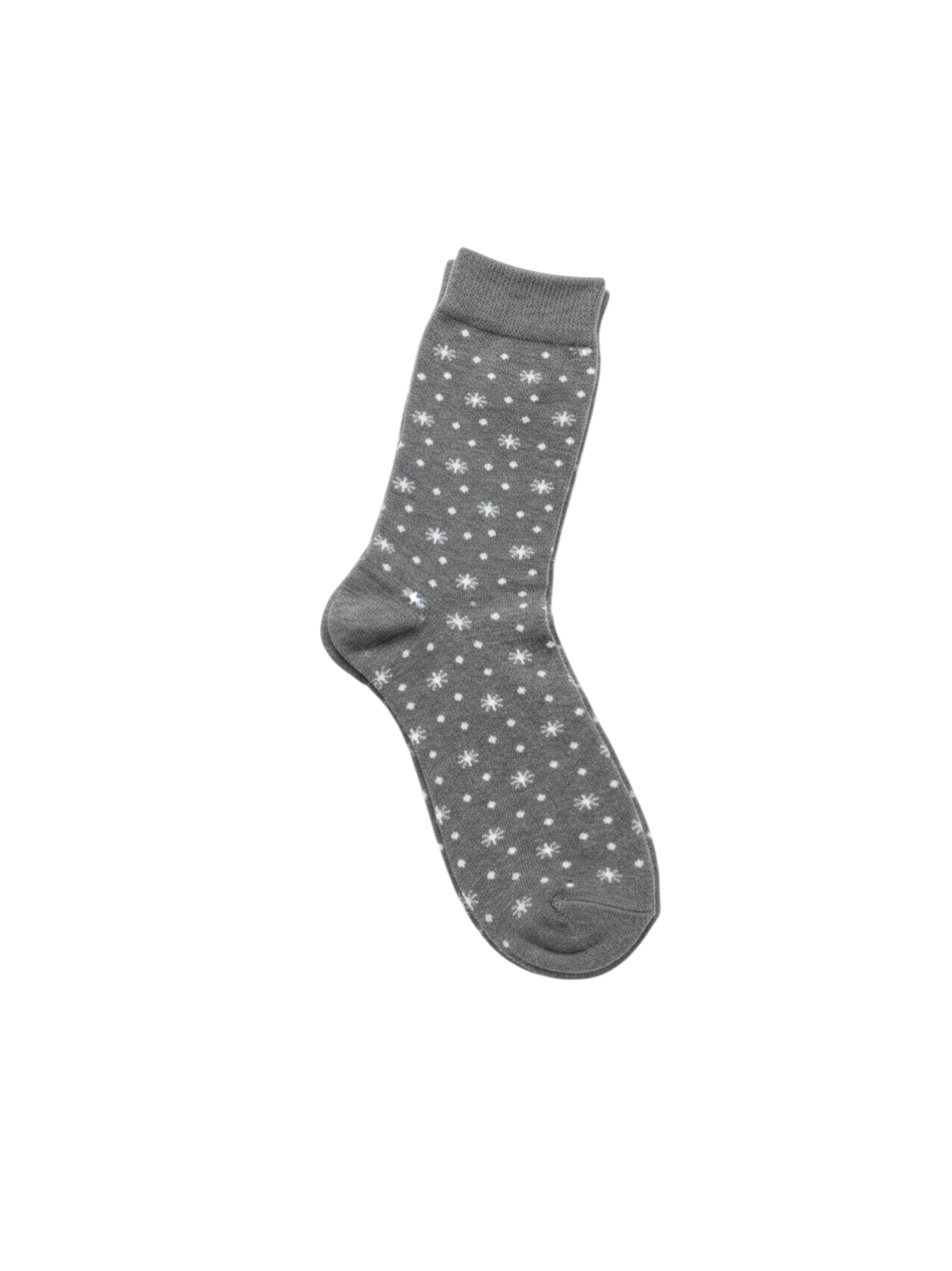 Women's Printed Socks,Grey