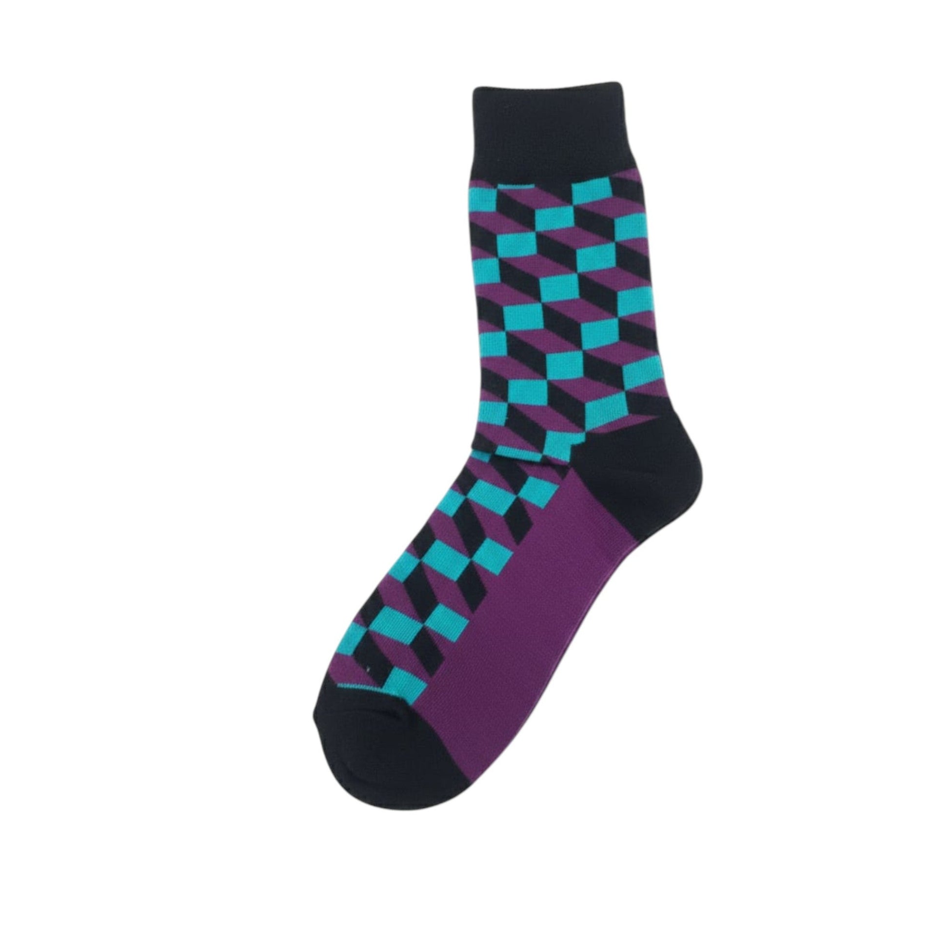 Women's Plaid Socks,Multi