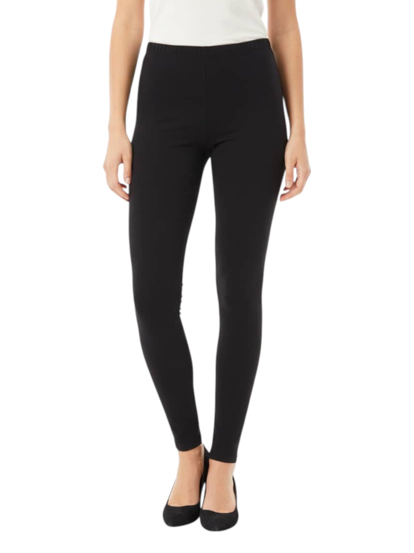 Women's Plain Solid Pant,Black