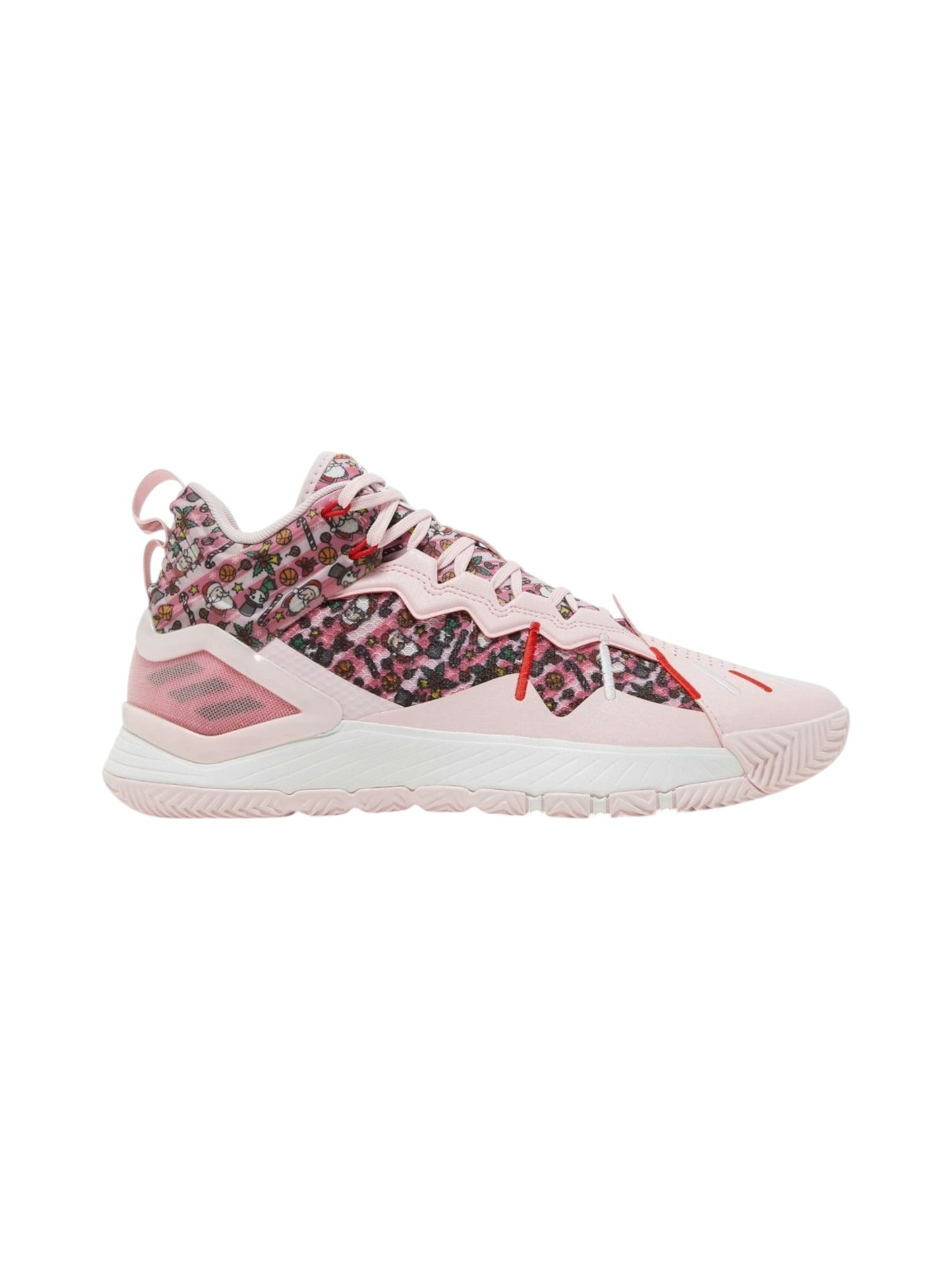 Men's Colorblocked High Top Shoes,Pink