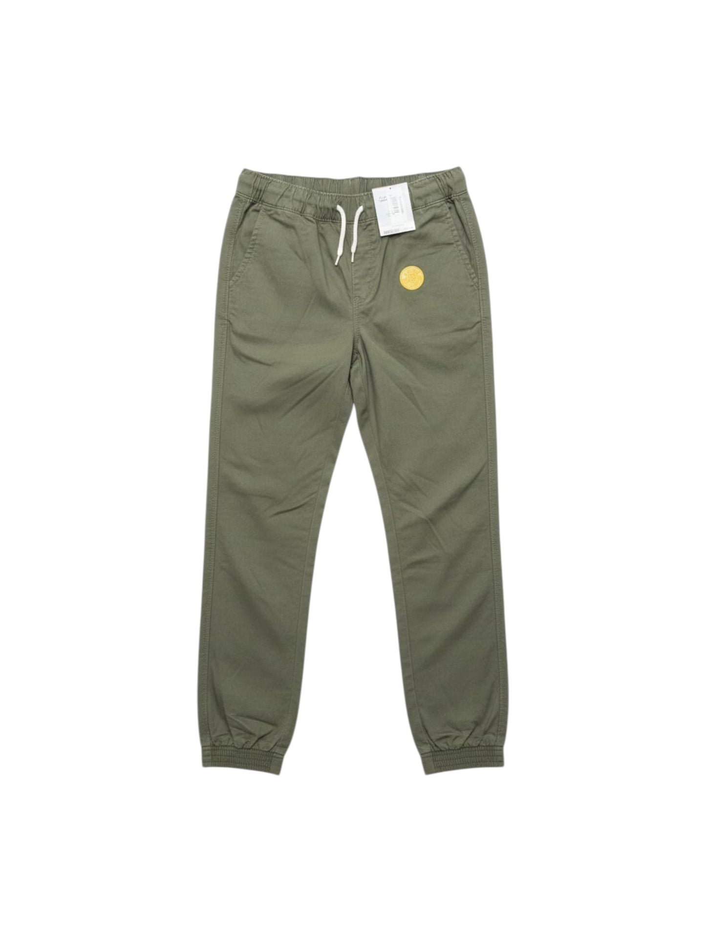 Kids Boy's Plain Solid Pant,Olive