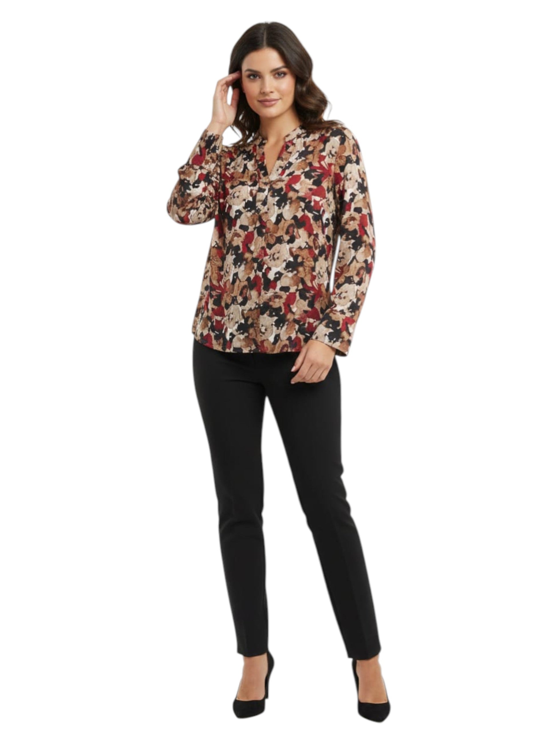 Women's Floral Printed Top,Multi