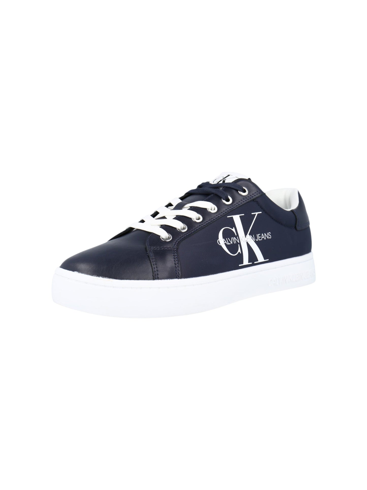 Men's Brand Logo Patched Shoes,Navy
