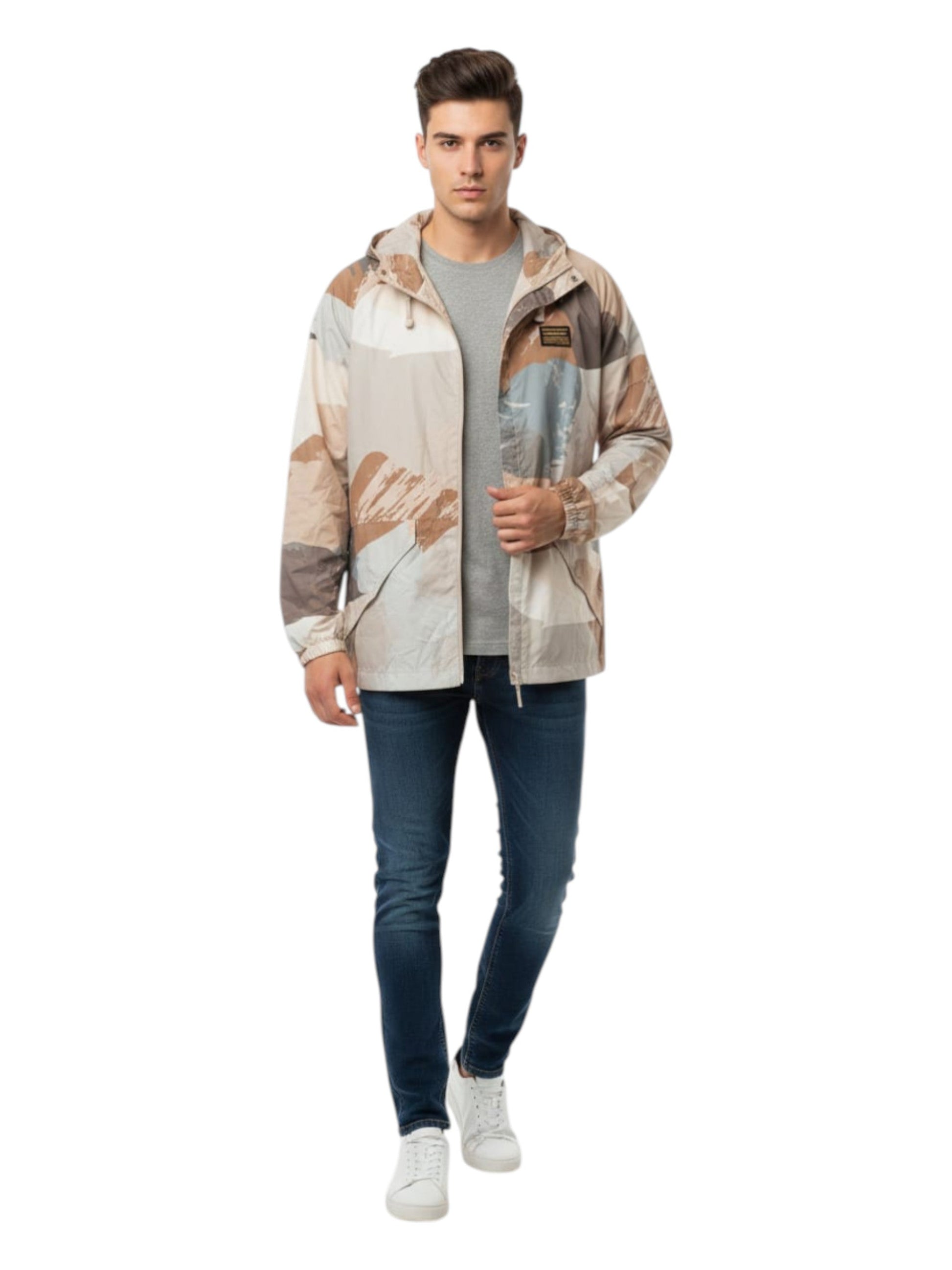 Men's Colorblocked Jacket,Multi