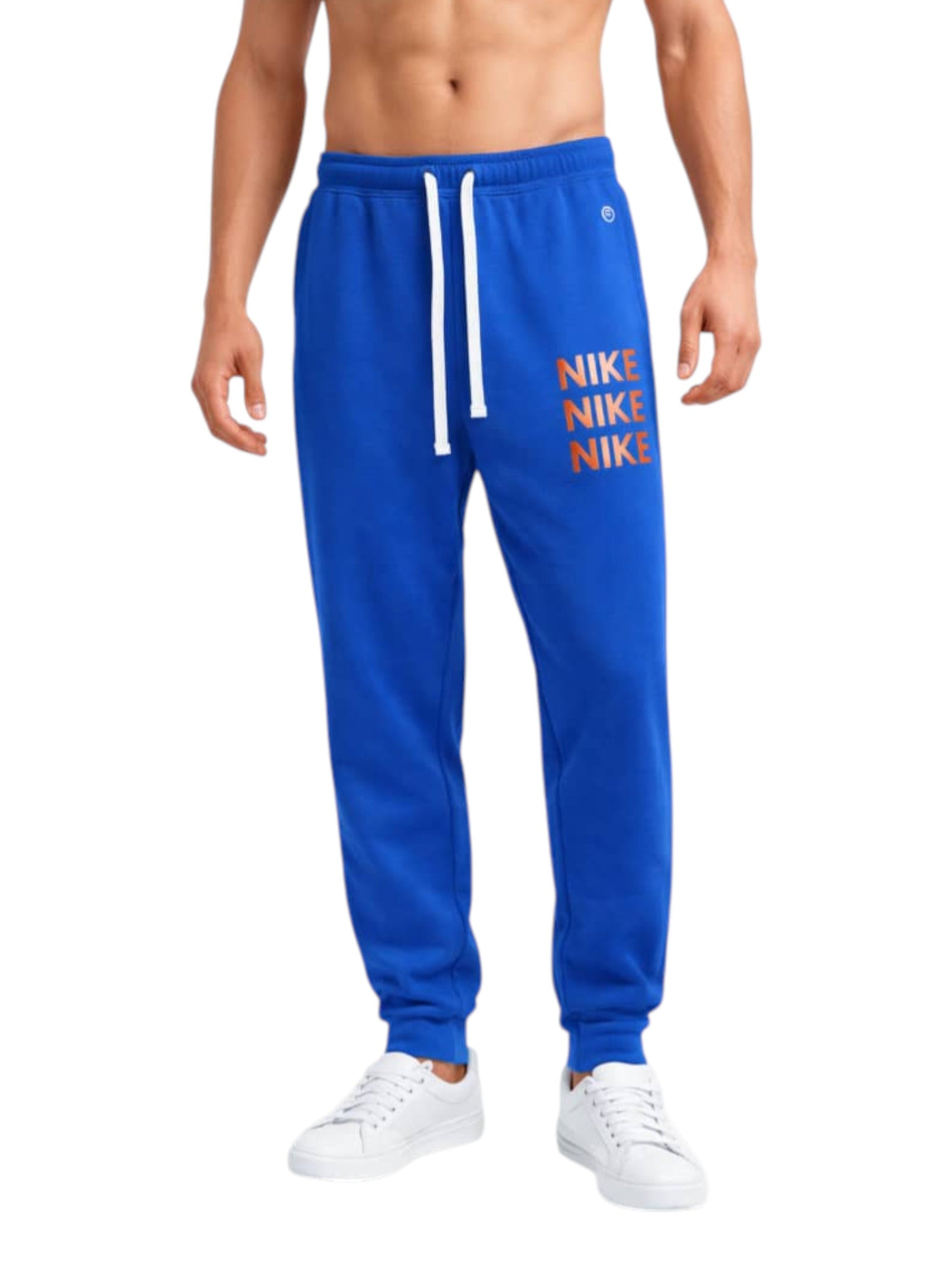 Men's Brand Logo Printed Pant,Blue