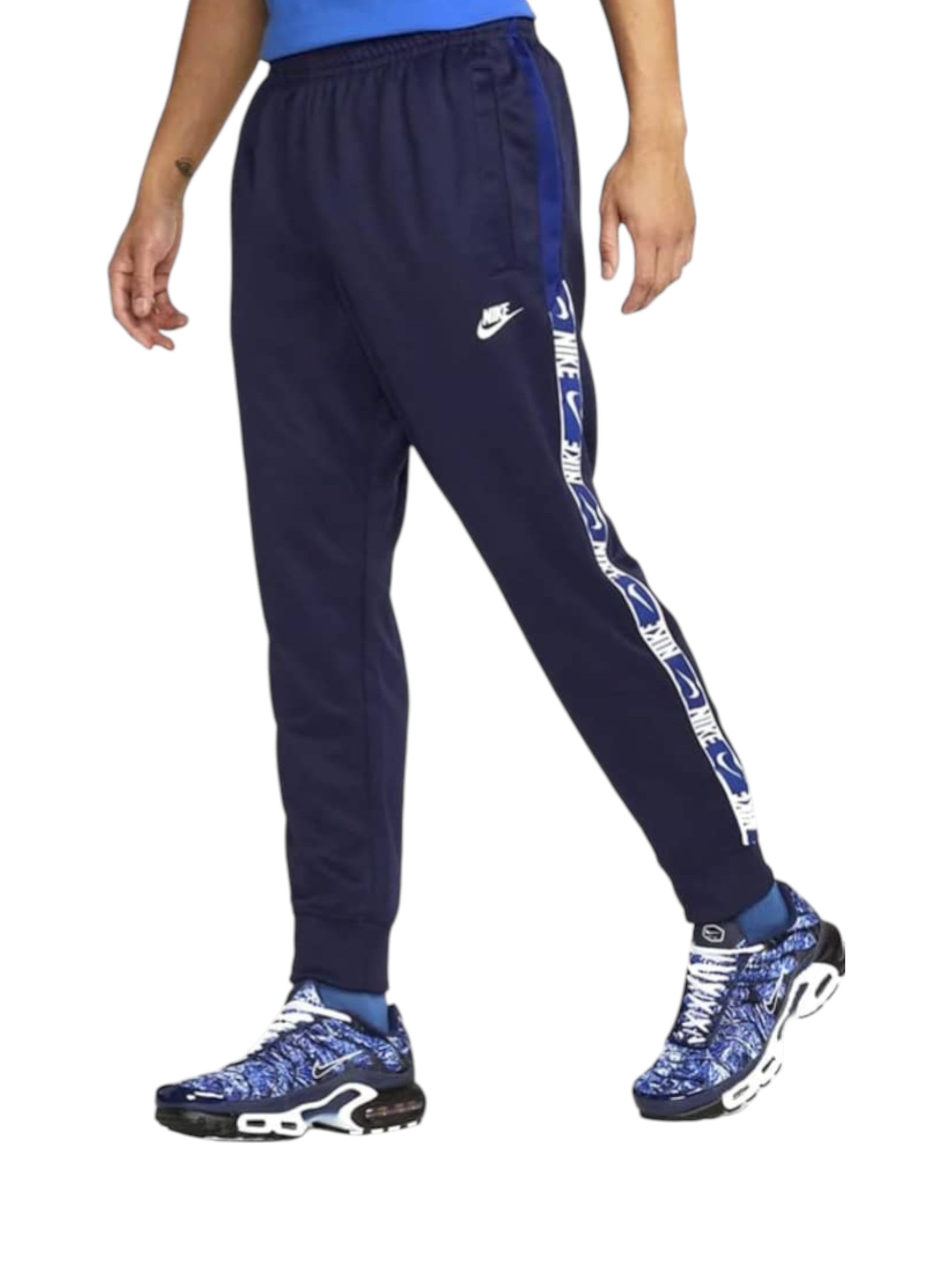 Men's Brand Logo Printed Pant,Navy