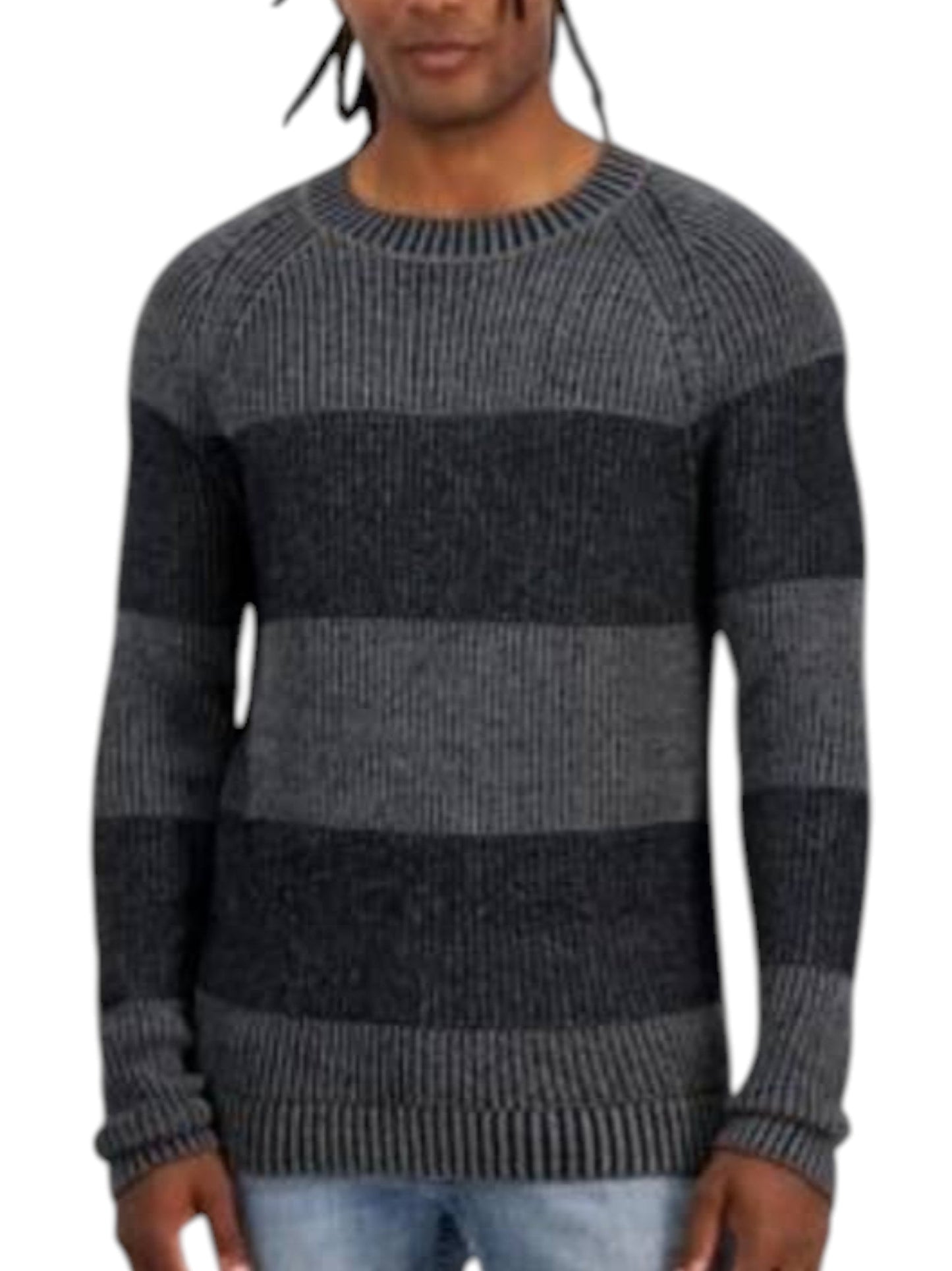 Men's Knitted Sweaters,Grey/Black