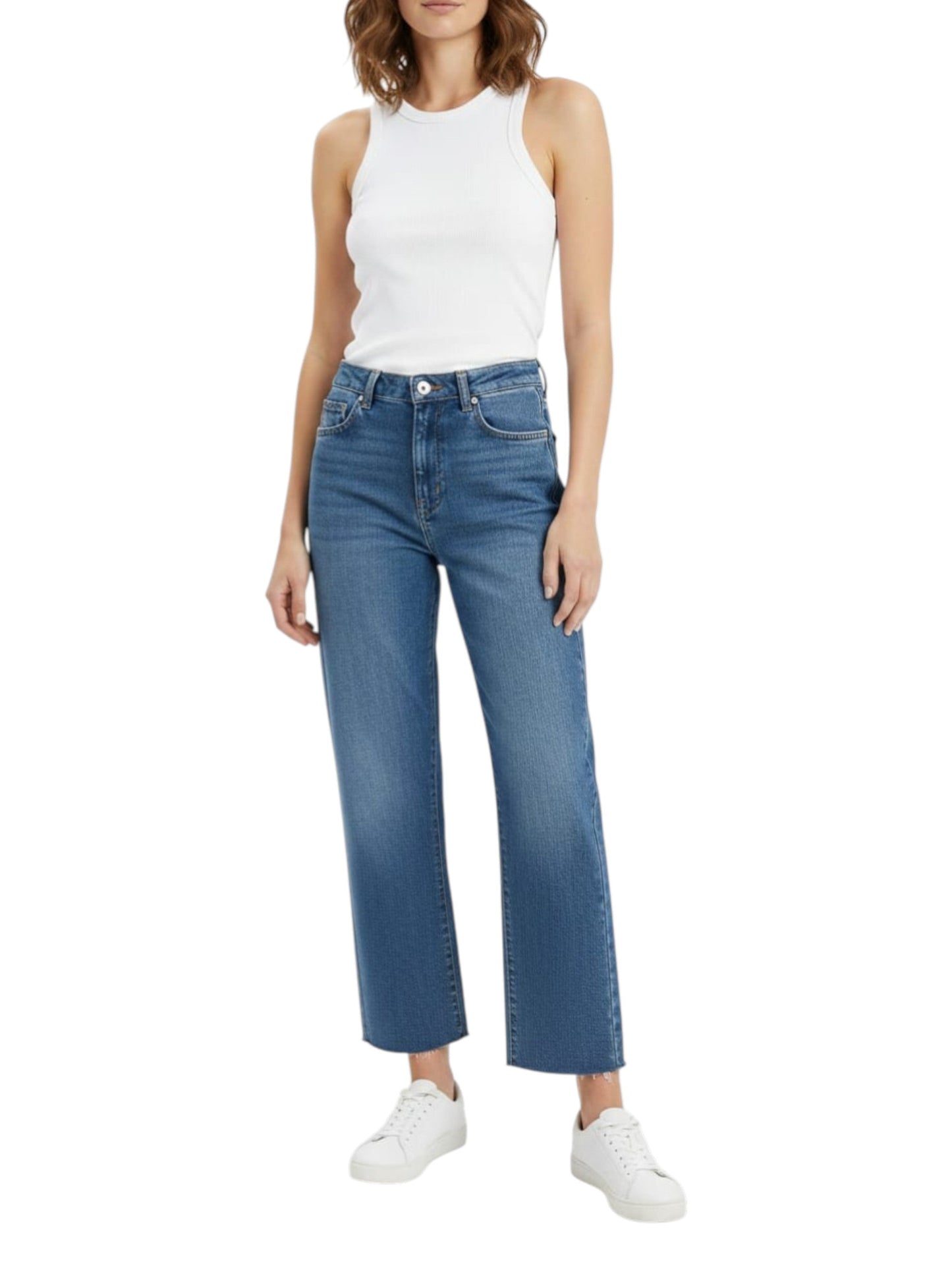 Women's Plain Solid Jeans,Light Blue