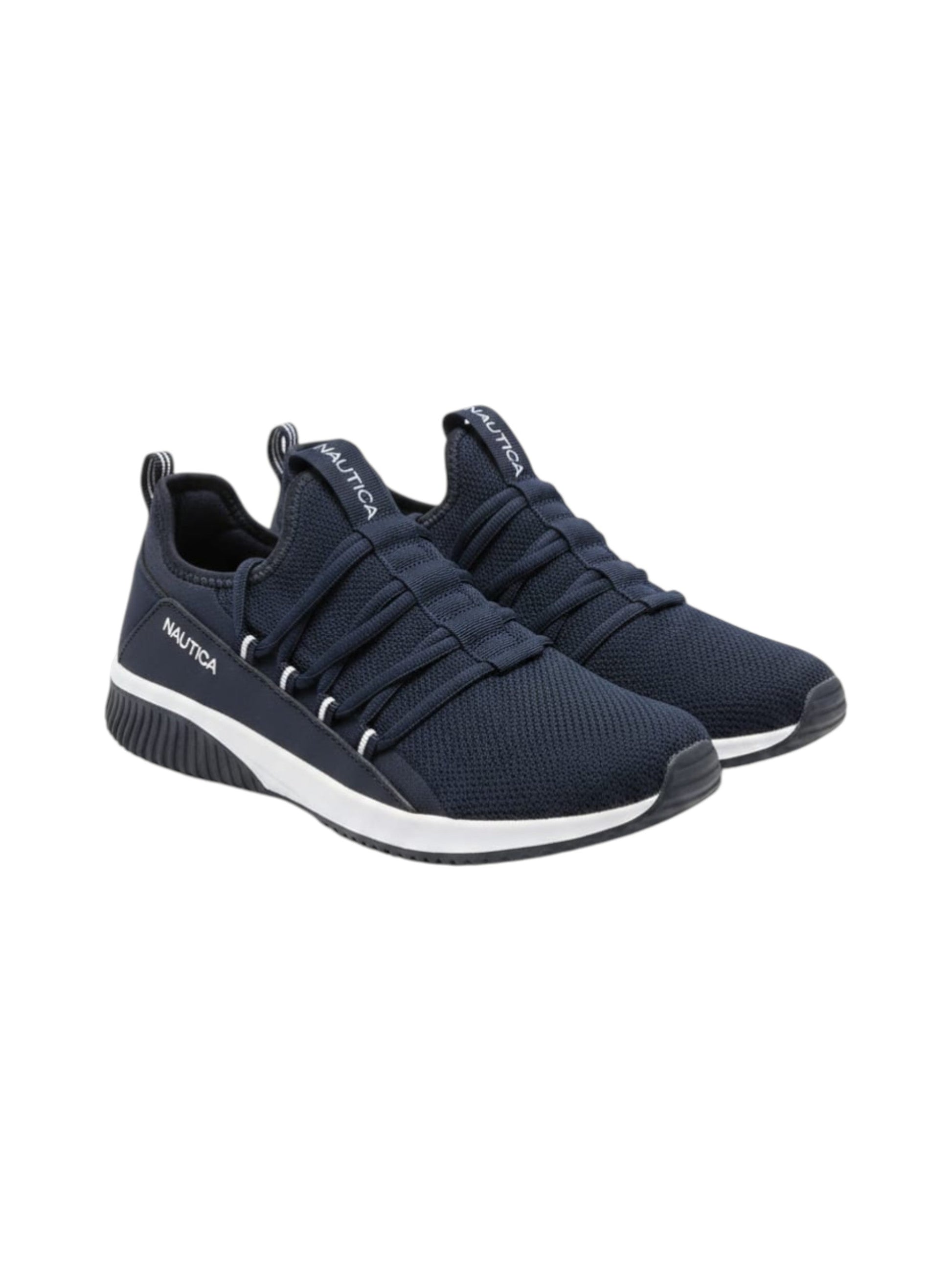Men's Plain Solid Shoes,Navy
