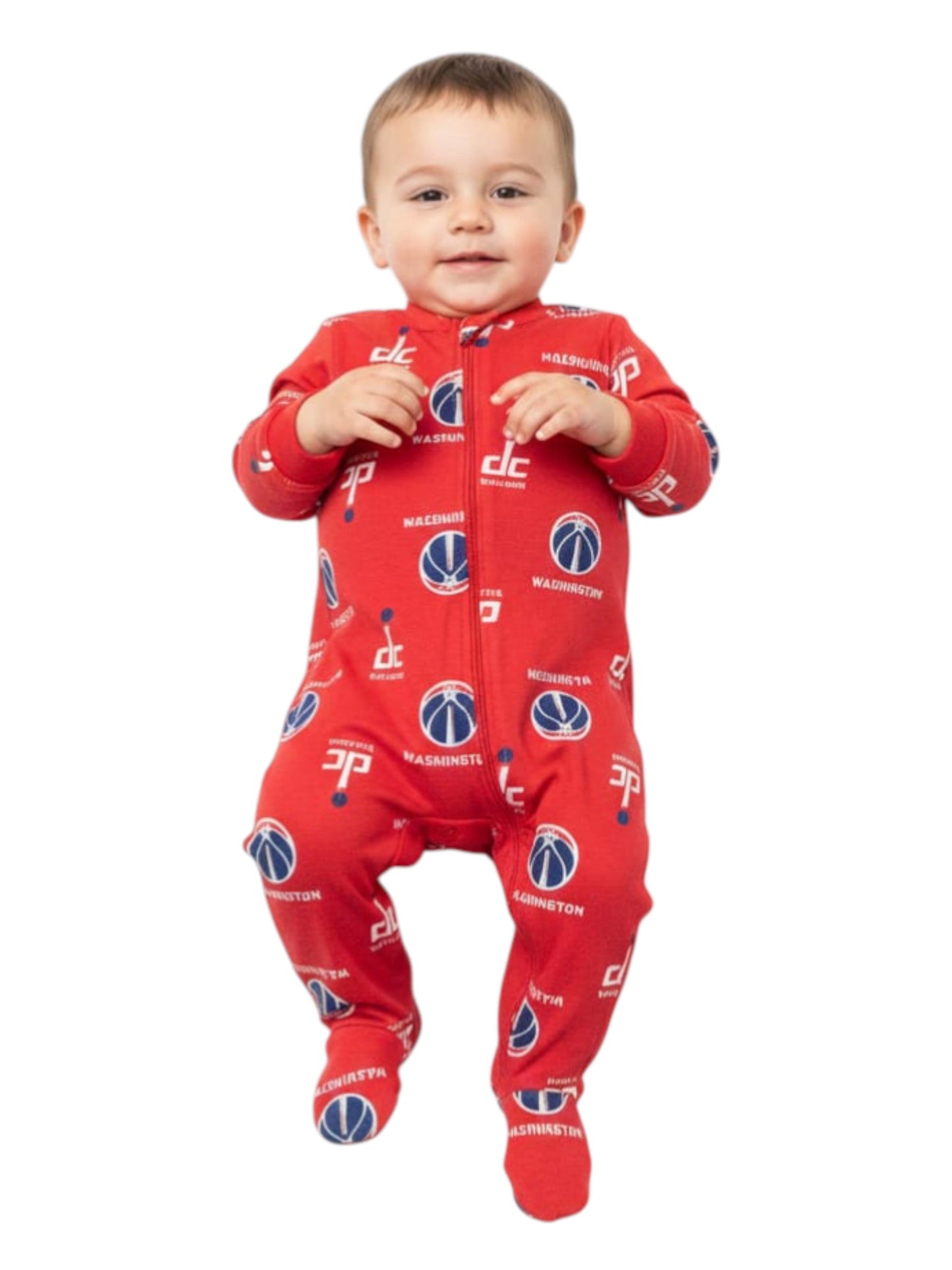 Kids Boy's Printed Jumpsuit,Red