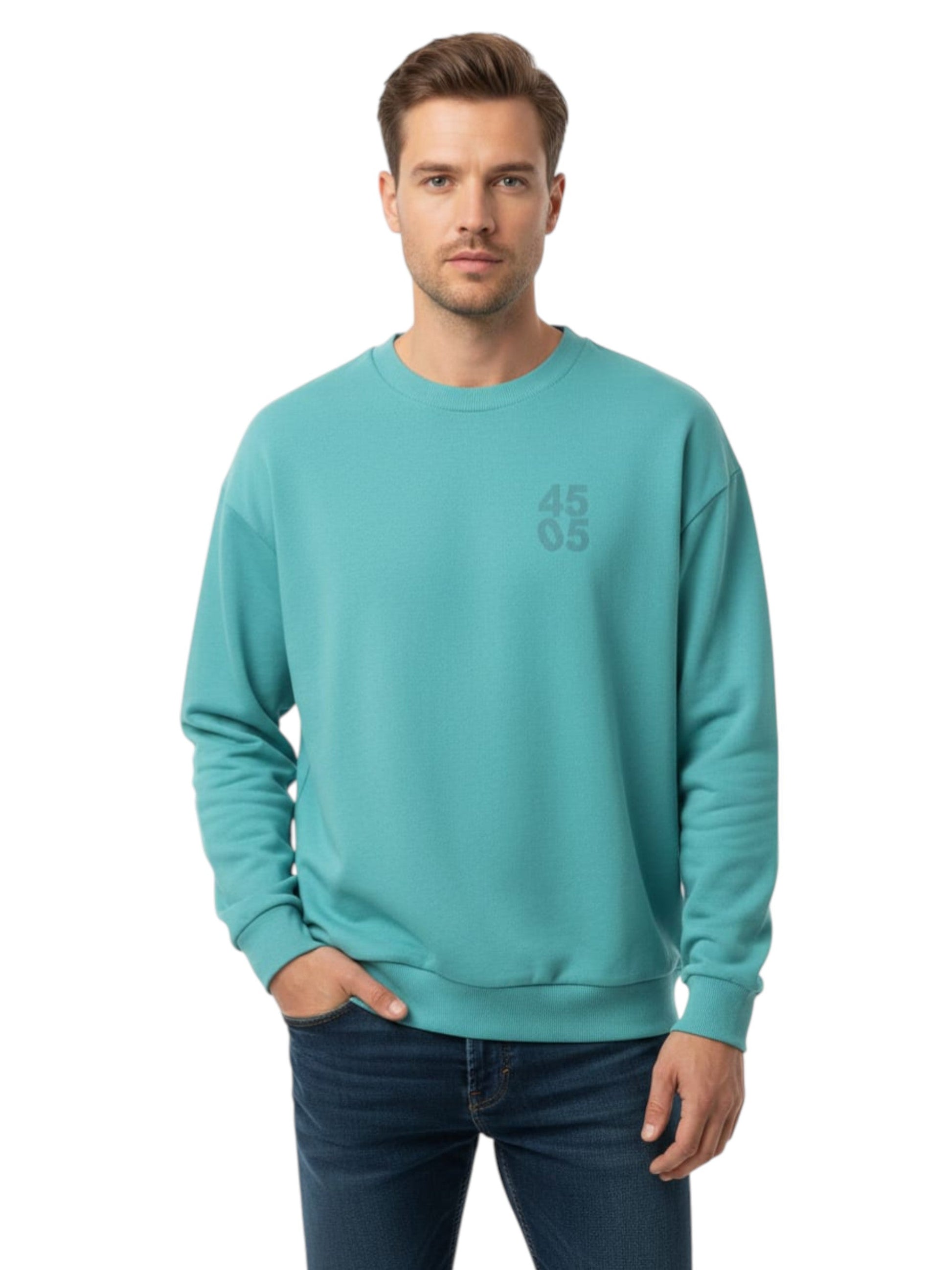 Men's Palin Solid Sweaters,Light Blue