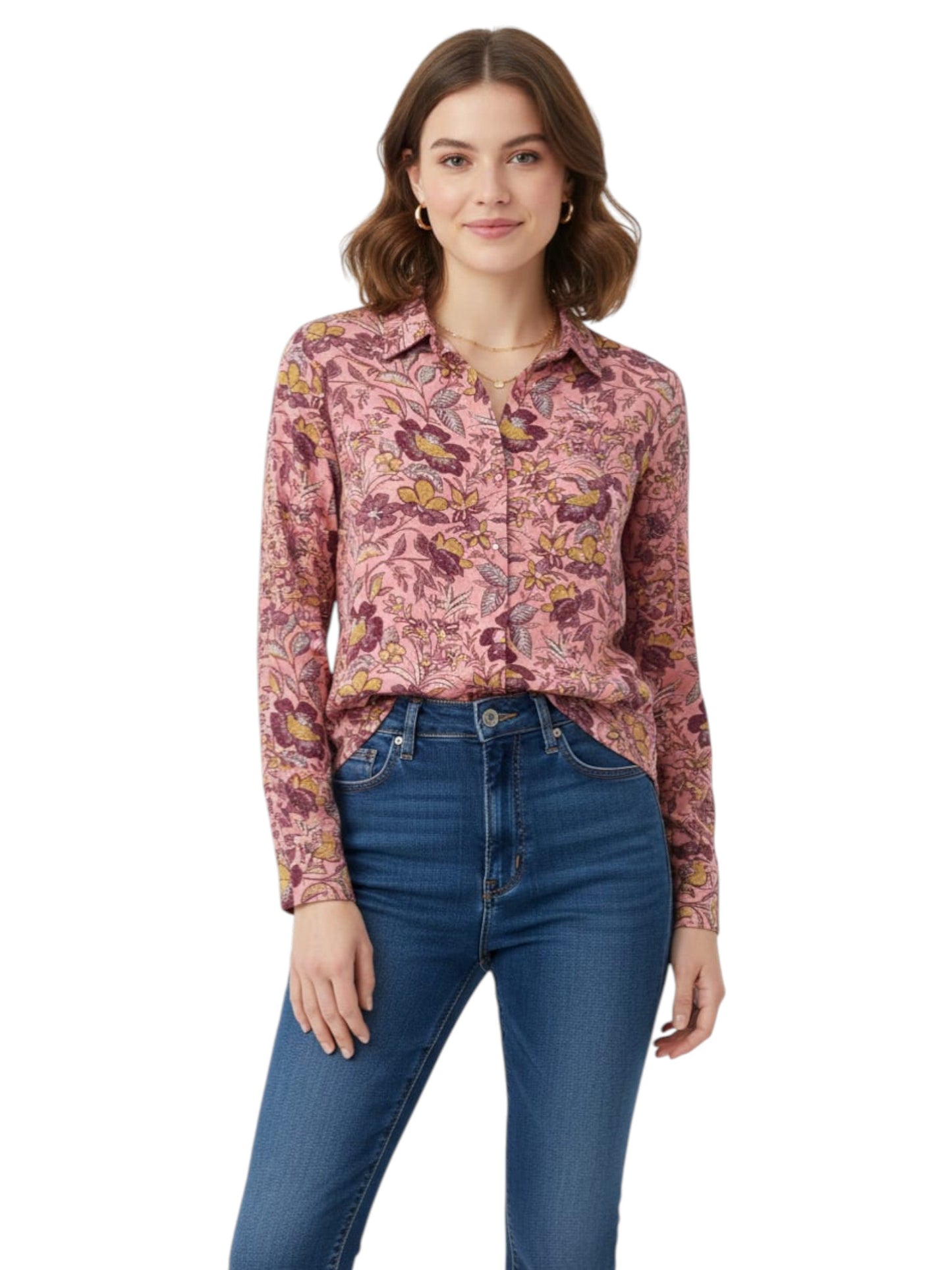 Women's Floral Printed Chemise,Multi