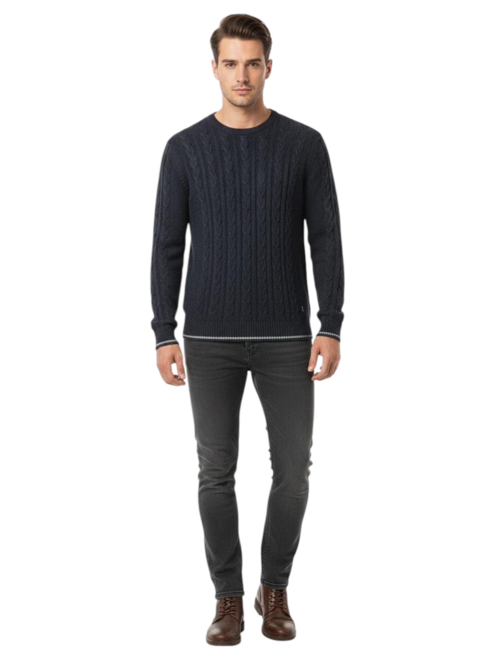 Men's Knitted Sweaters,Navy