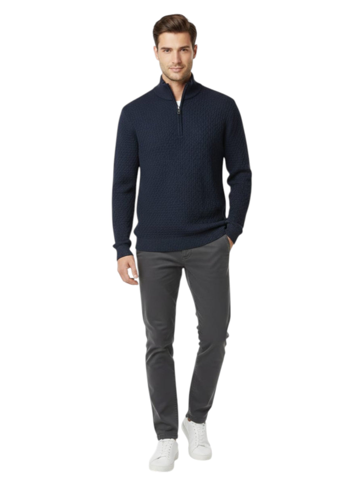 Men's Knitted Sweaters,Indigo