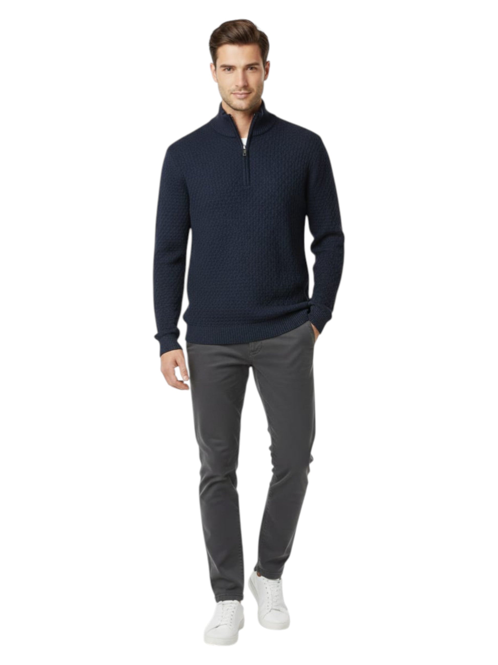 Men's Knitted Sweaters,Indigo