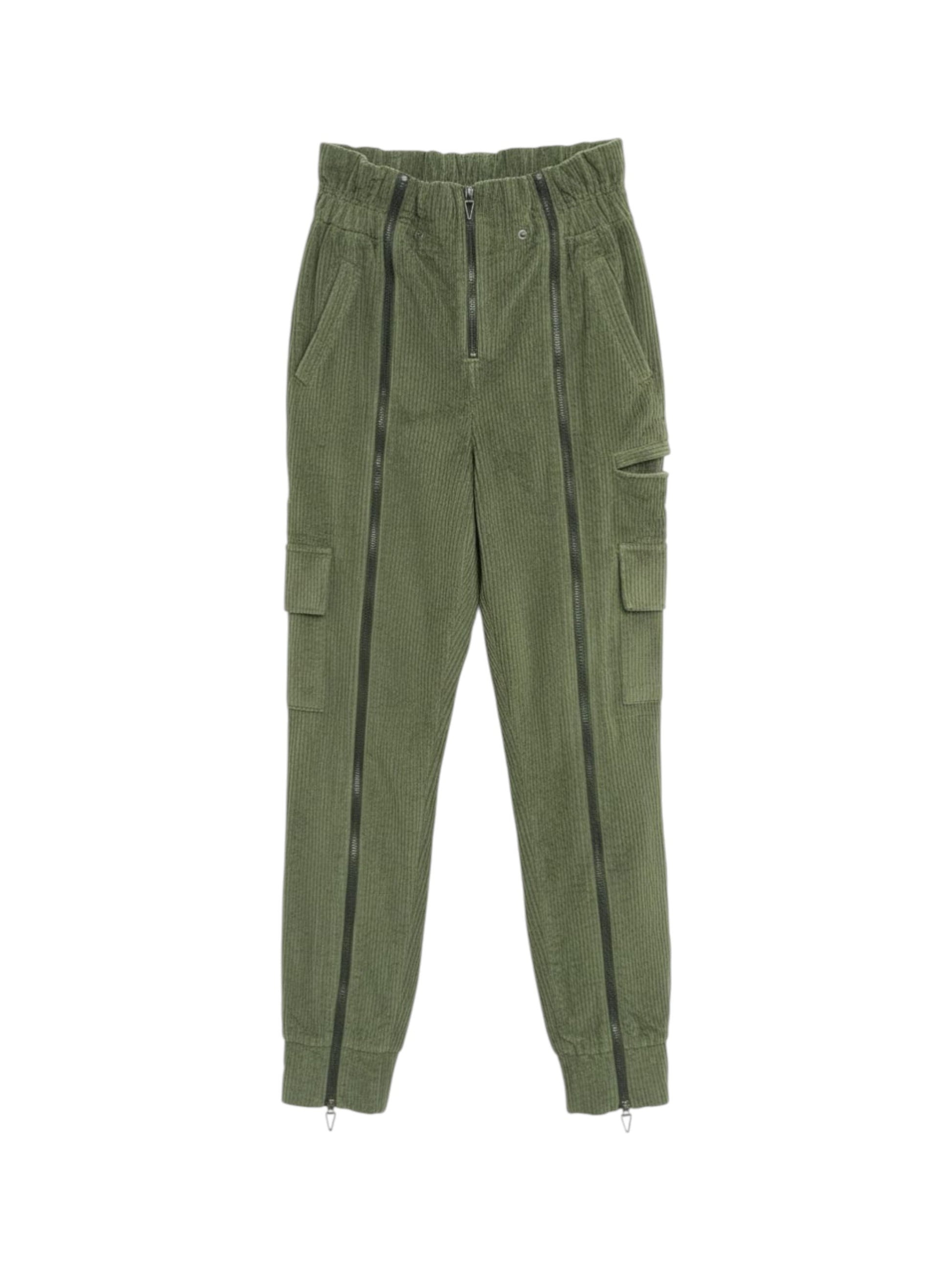 Women's Ribbed Pant,Green