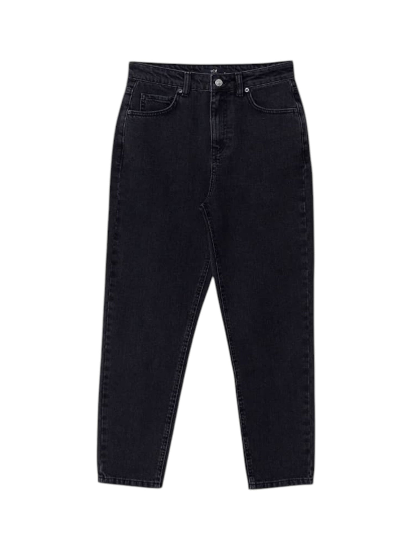Women's Plain Solid Jeans,Black