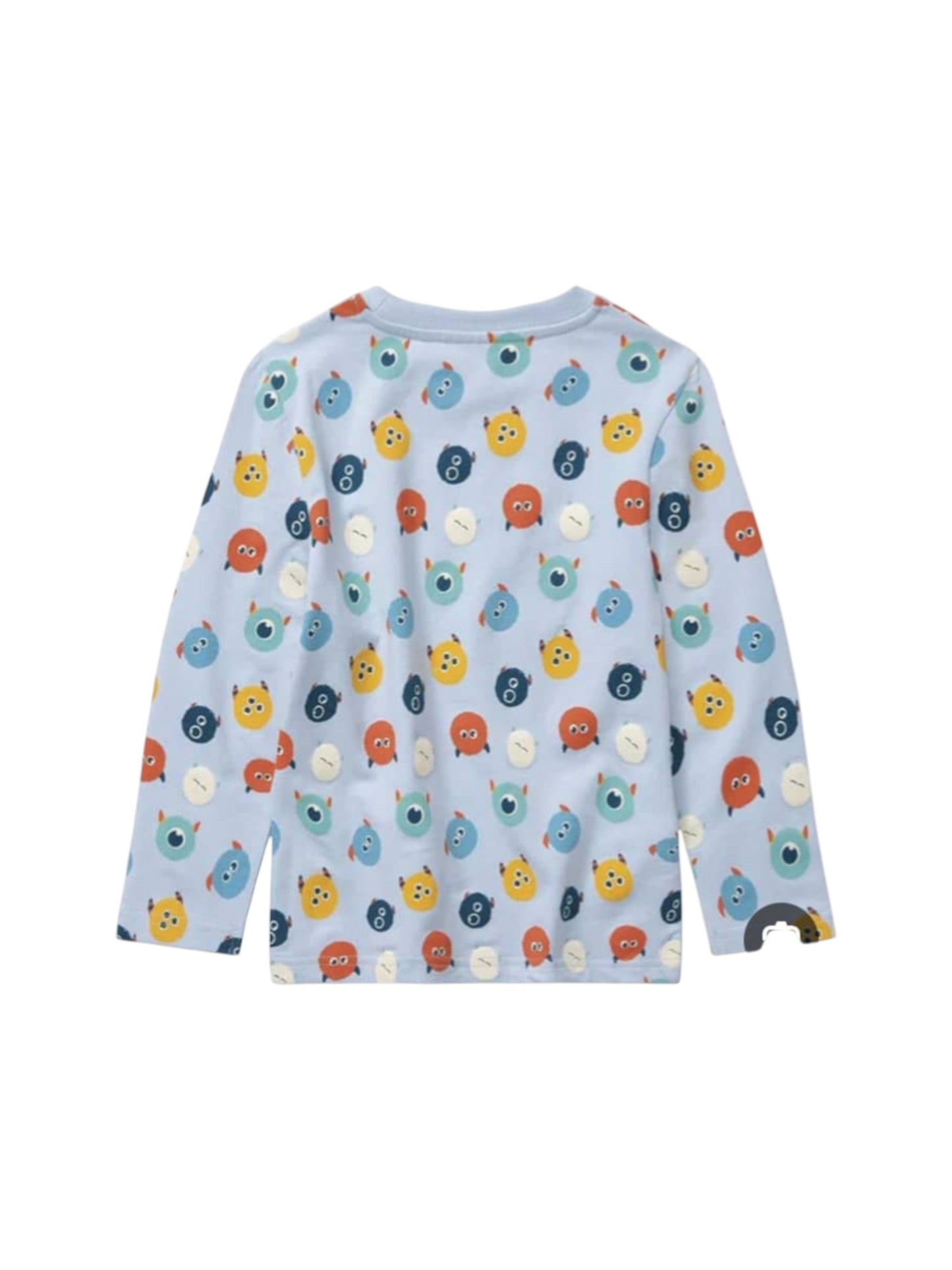 Kids Boy's Printed Top,Light Blue