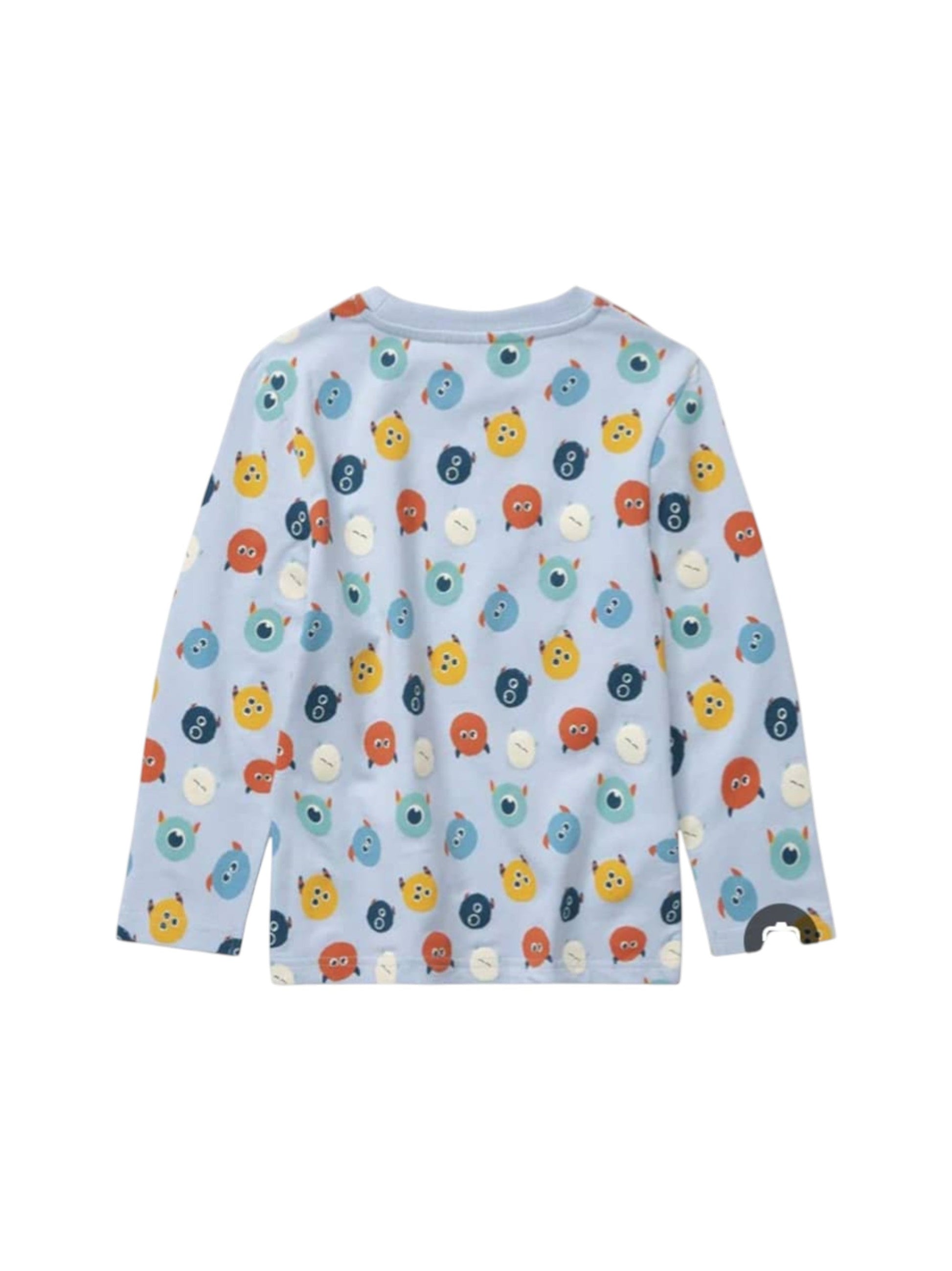 Kids Boy's Printed Top,Light Blue