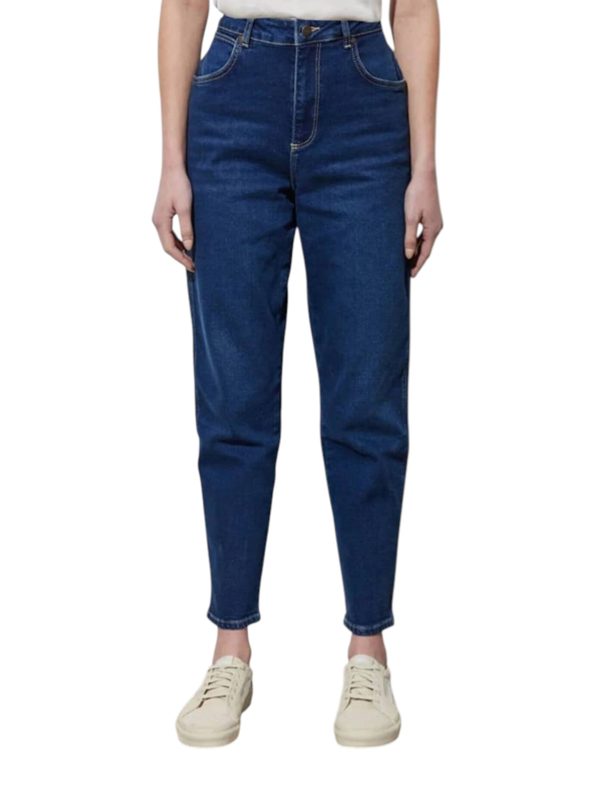 Women's Plain Solid Jeans,Blue