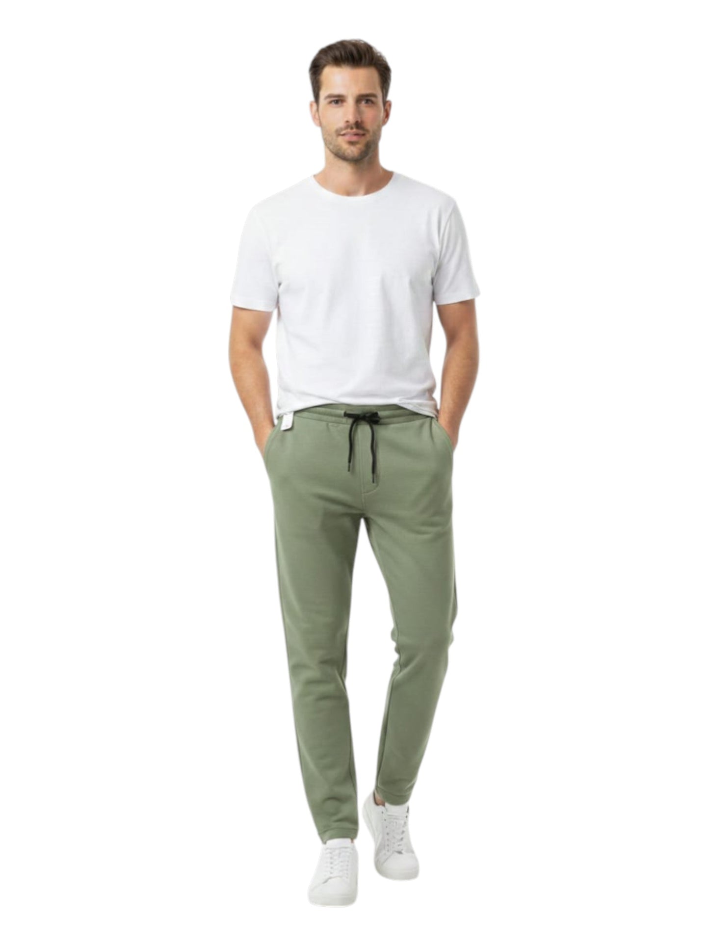Men's Plain Solid Pant,Mint