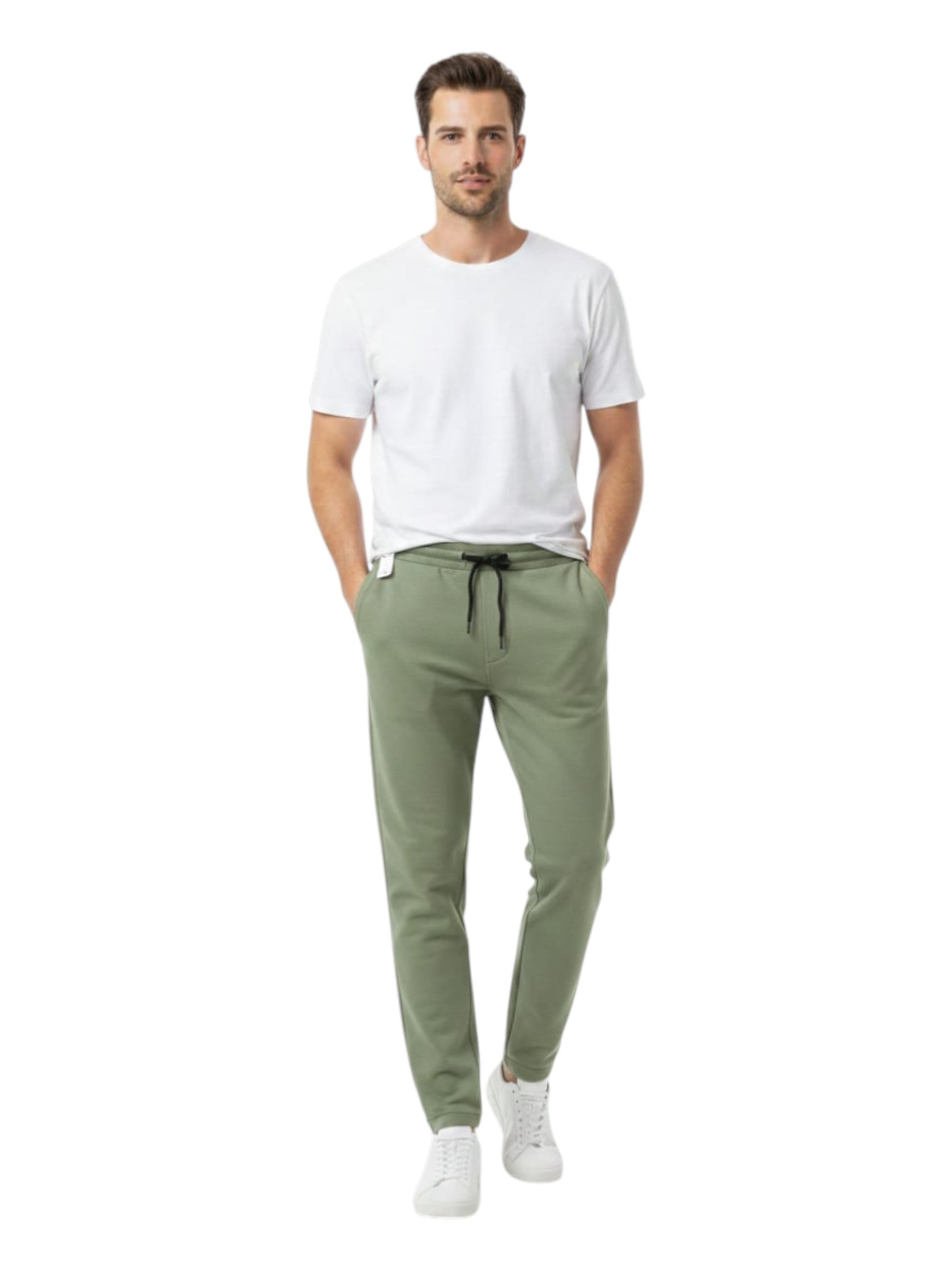 Men's Plain Solid Pant,Mint