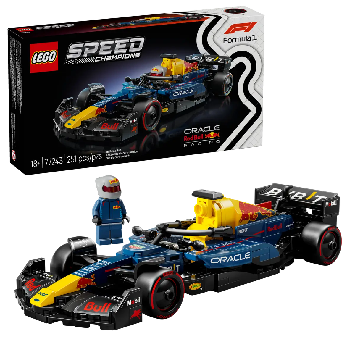 Lego Oracle Red Bull Racing RB20 F1 Race Car (77243)