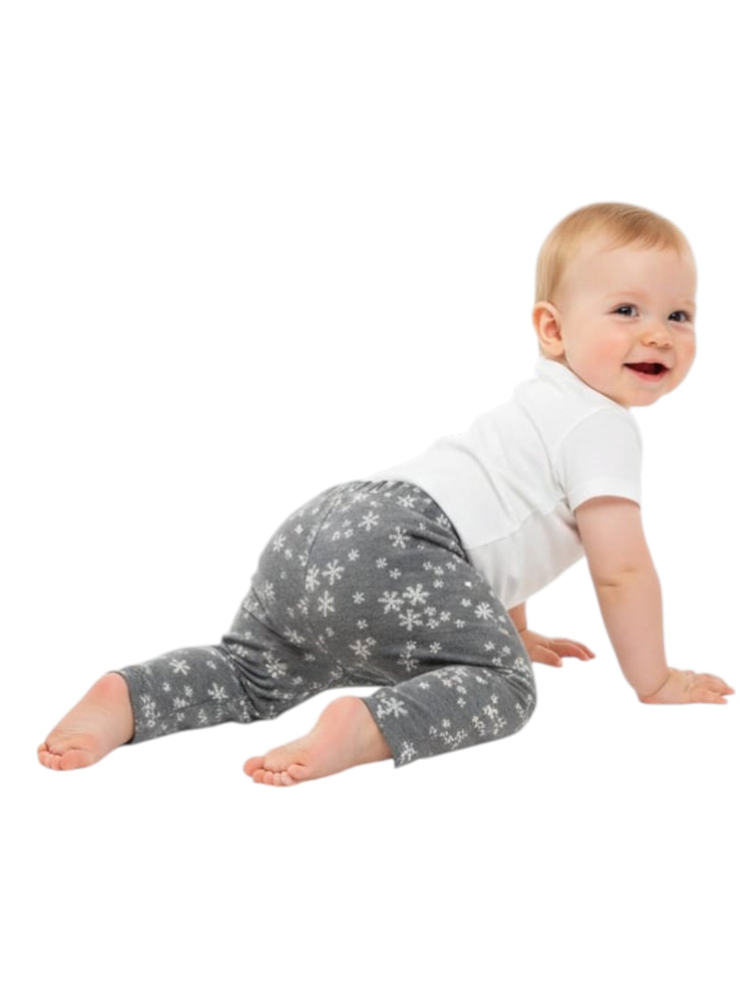 Kids Girl's Printed Pant,Grey
