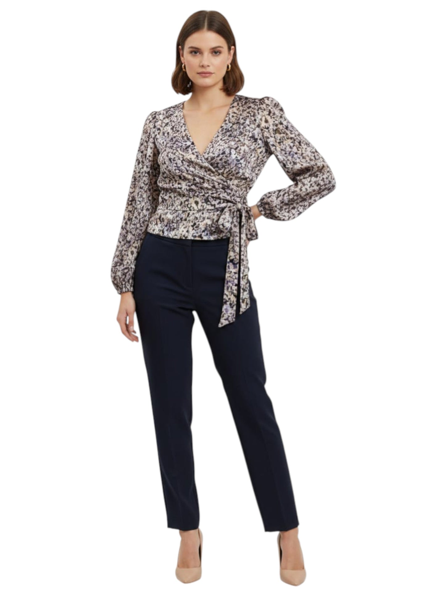 Women's Floral Printed Top,Multi