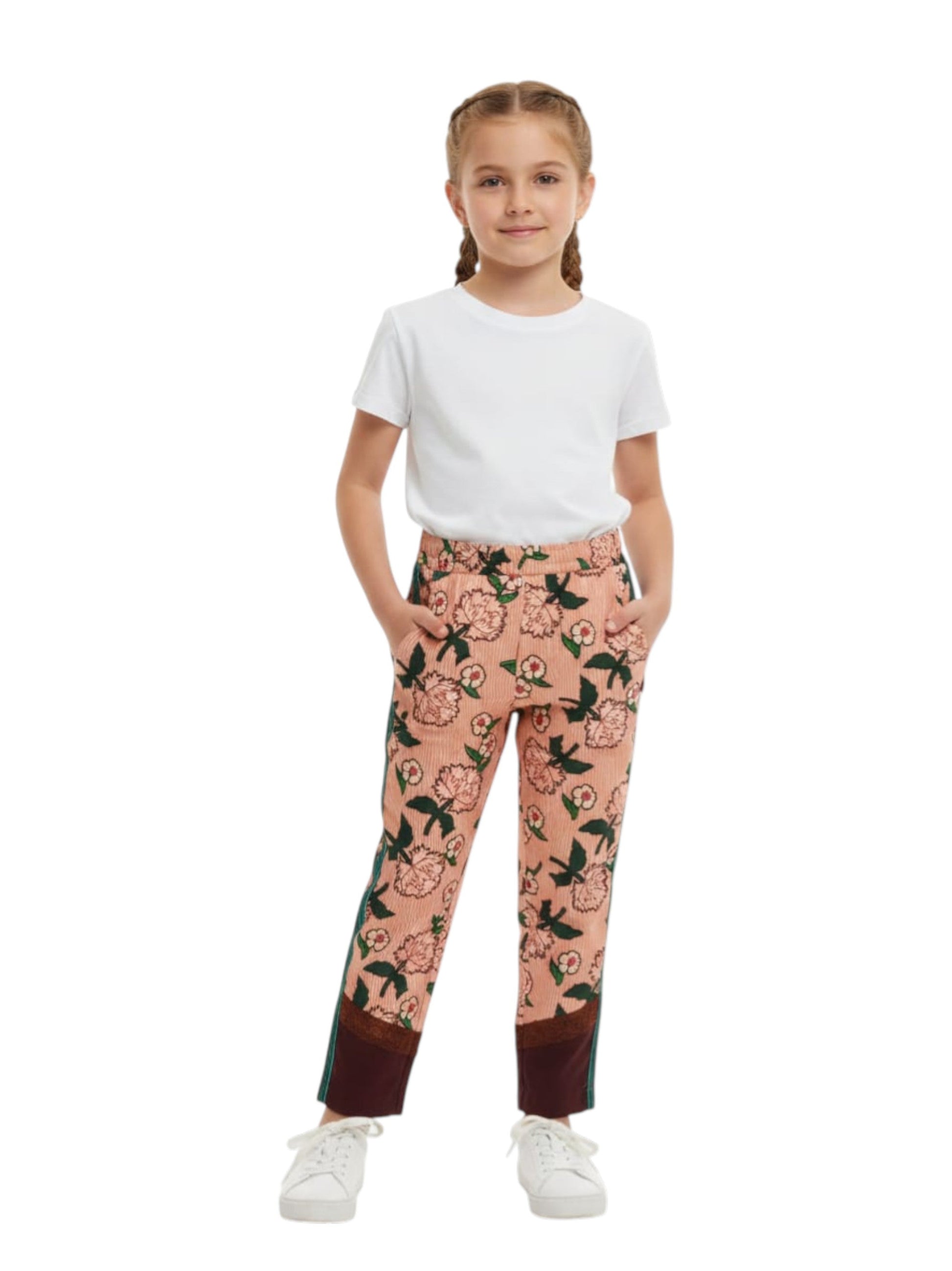 Kids Girl's Floral Printed Pant,Multi