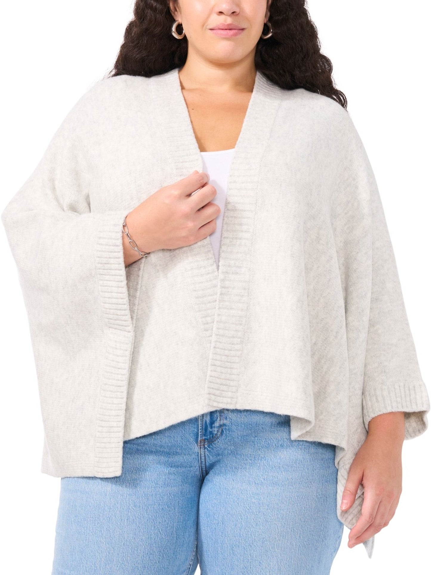 Women's Knitted Cardigan,Light Grey