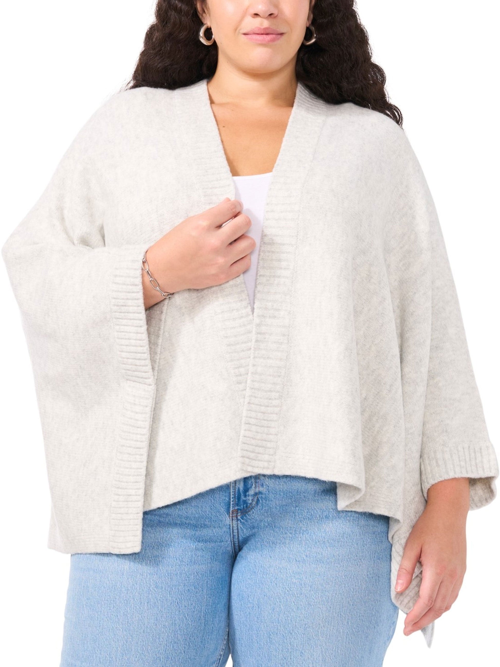 Women's Knitted Cardigan,Light Grey