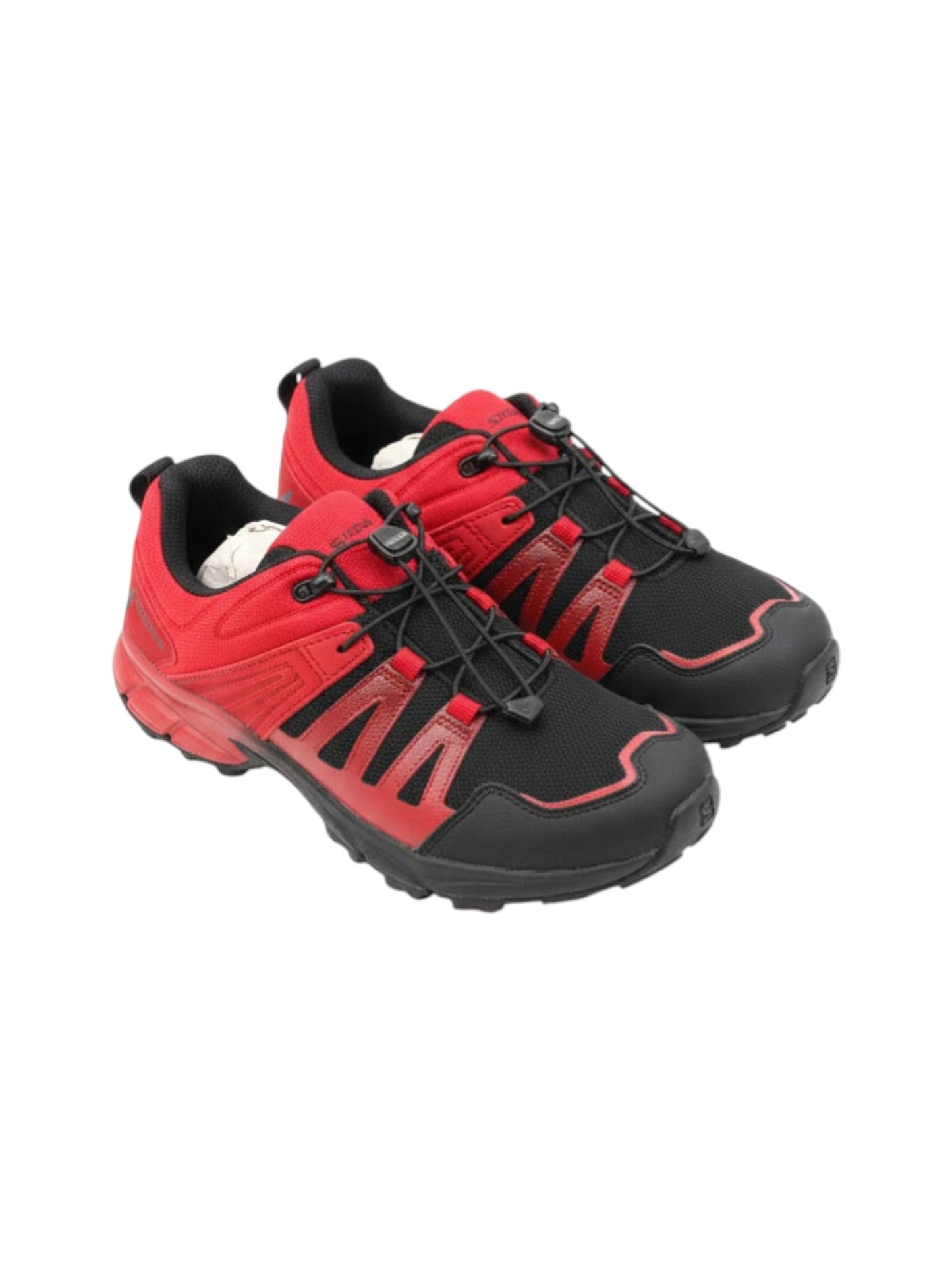 Men's Colorblocked Shoes,Black/Red