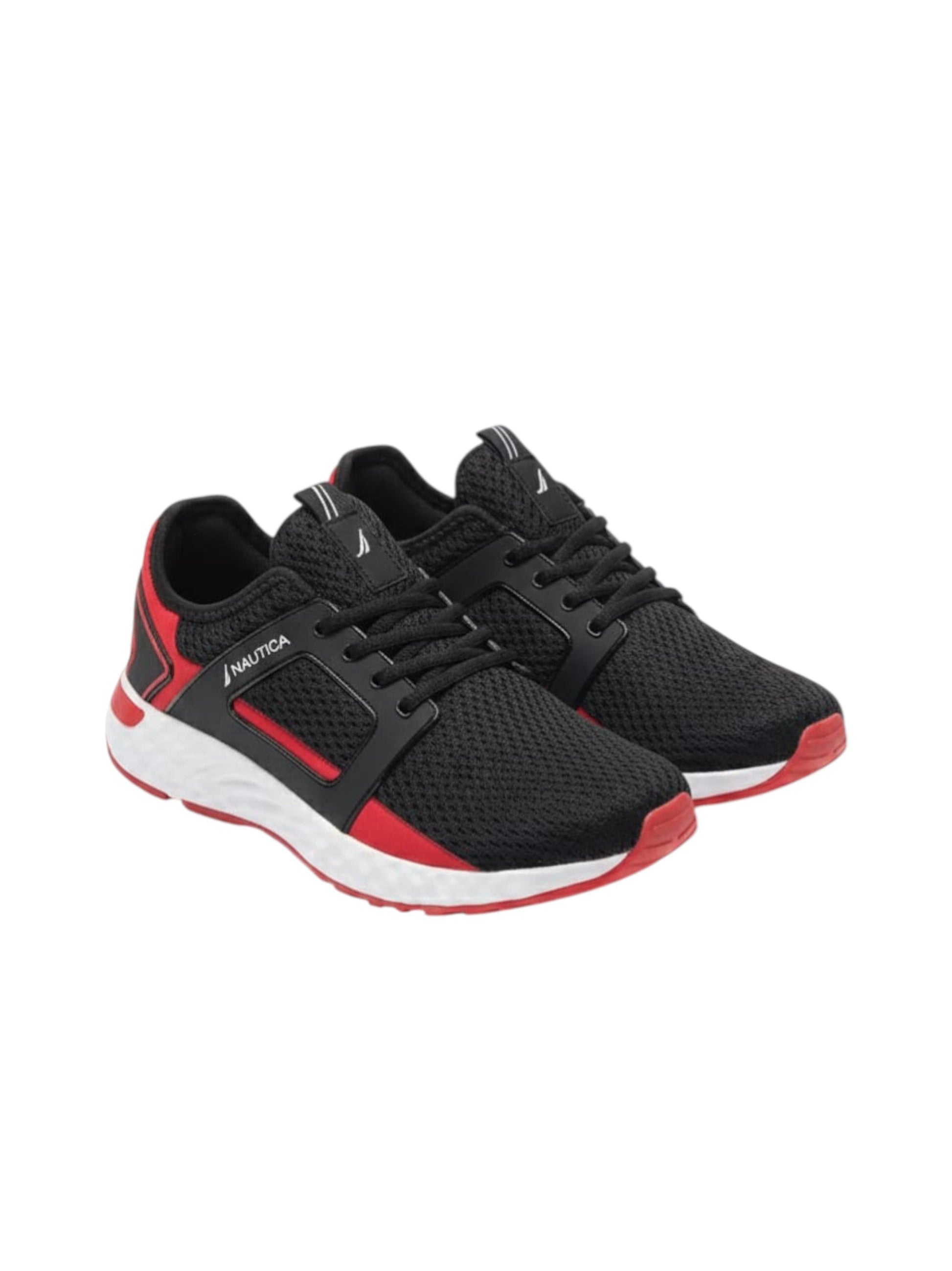 Men's Colorblocked Shoes,Black/Red