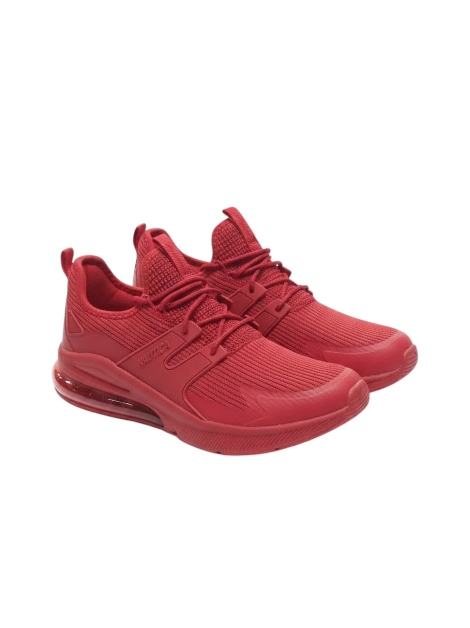 Men's Plain Solid Shoes,Red
