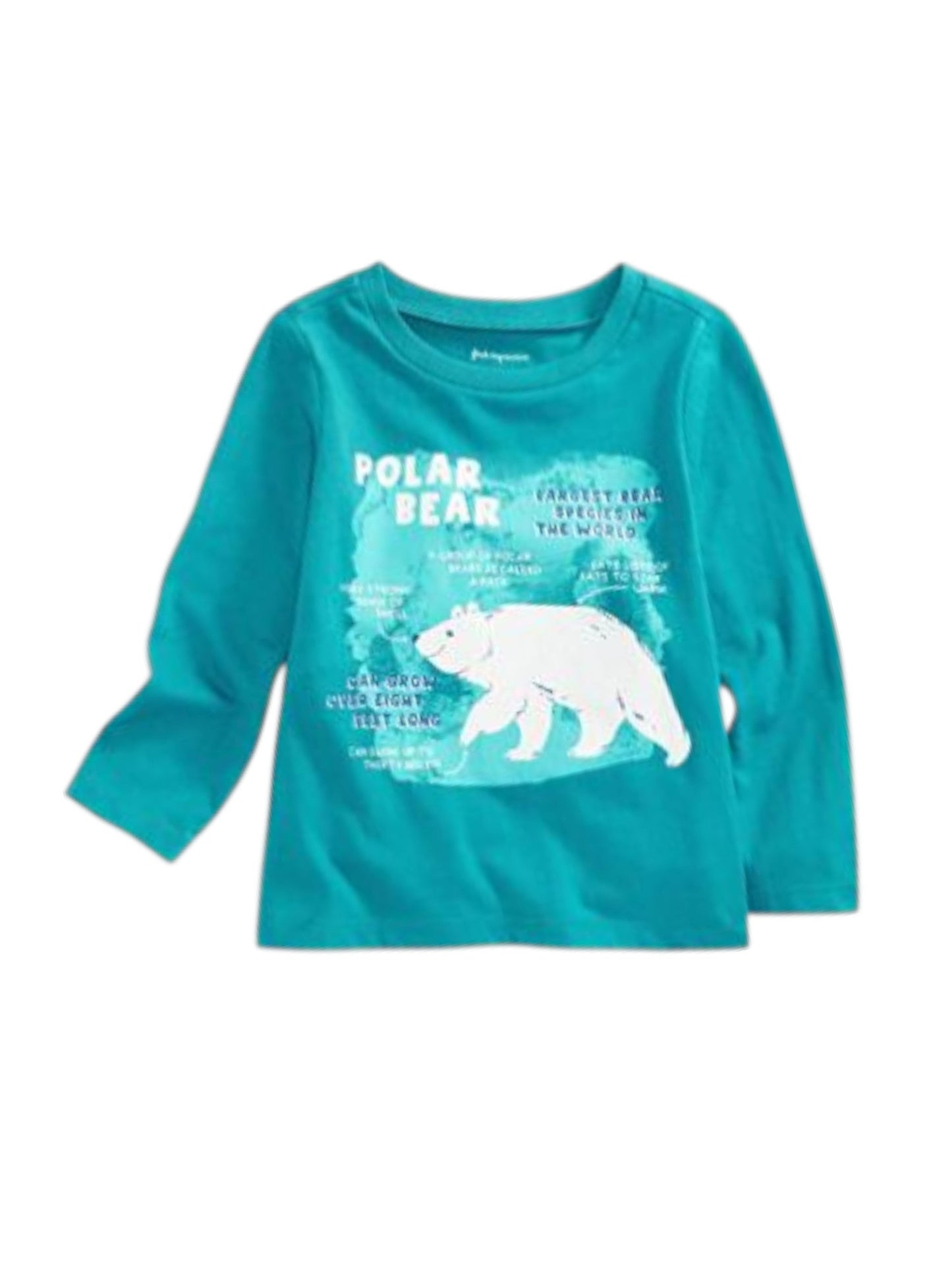 Kids Boy's Printed Top,Dark Turquoise