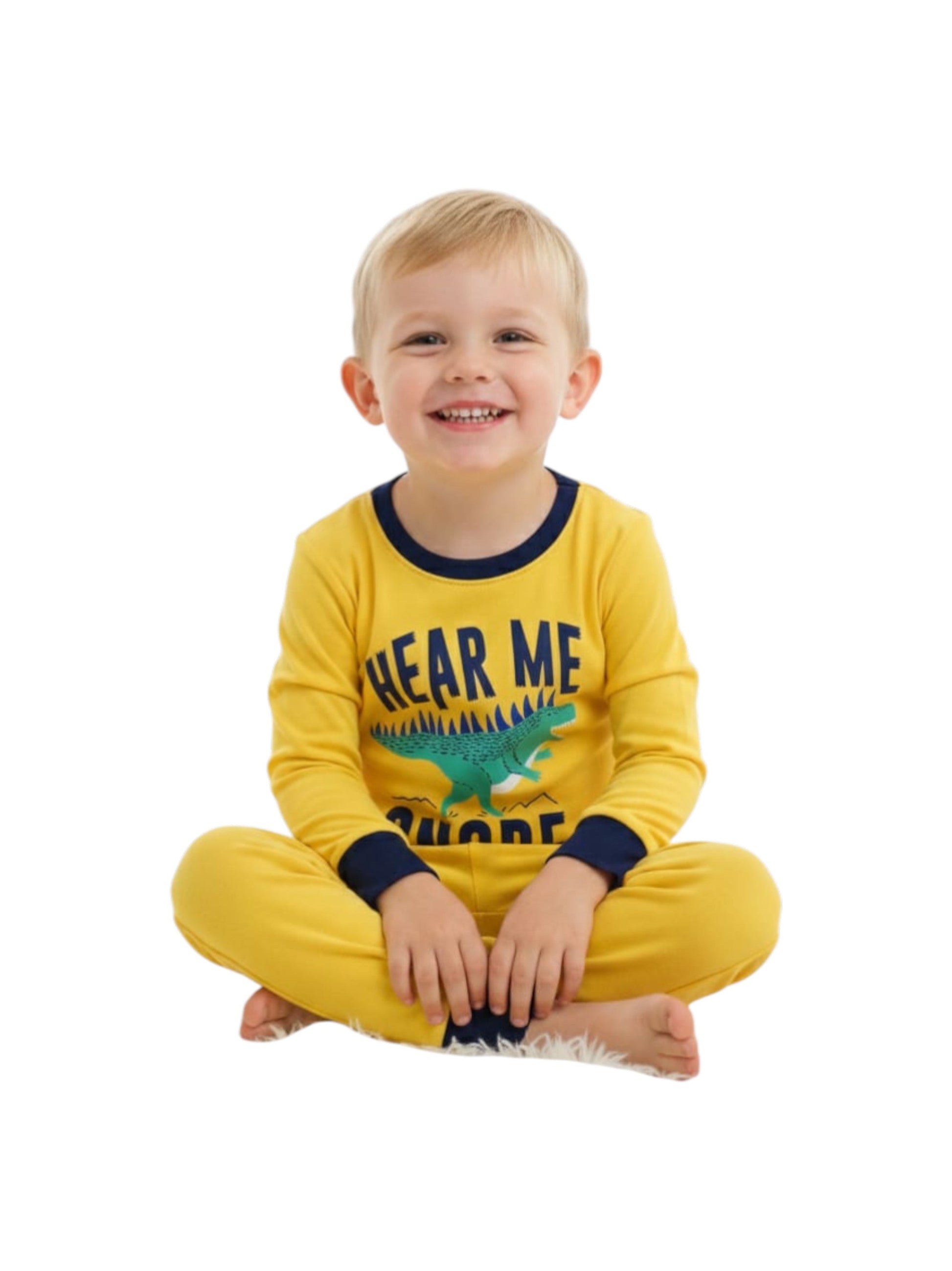 Kids Boy's Printed Top,Yellow