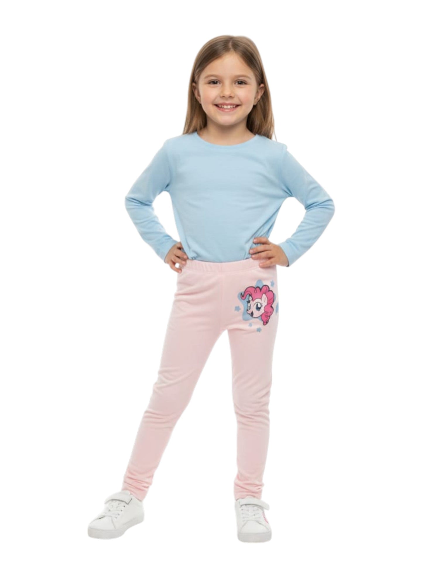Kids Girl's Printed Pant,Light Pink