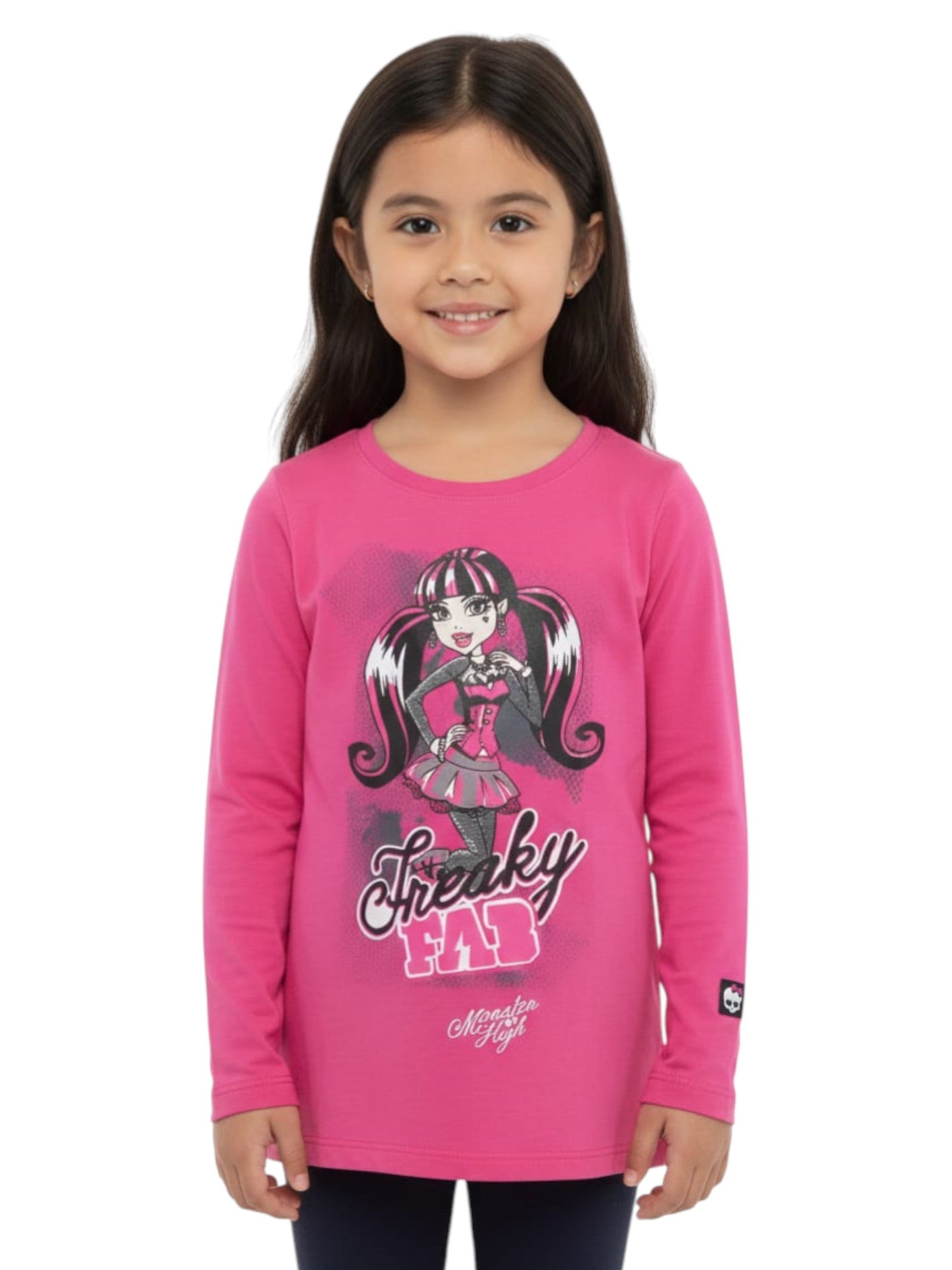 Kids Girl's Printed Top,Pink